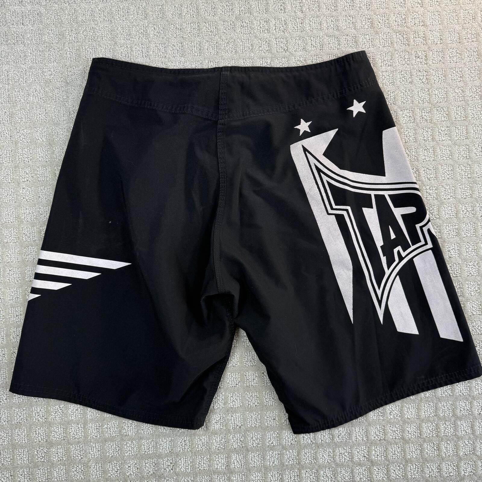 Tapout Y2K Tapout MMA Fight Shorts Black Graphic Size 30 Size US 32 / EU 48 - 8 Thumbnail