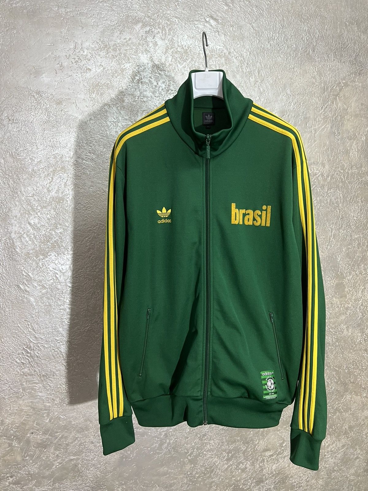 Adidas Soccer Jersey Vintage RARE Adidas x Brasil VTG Track Top Jacket Rare Hype 2000s Grailed