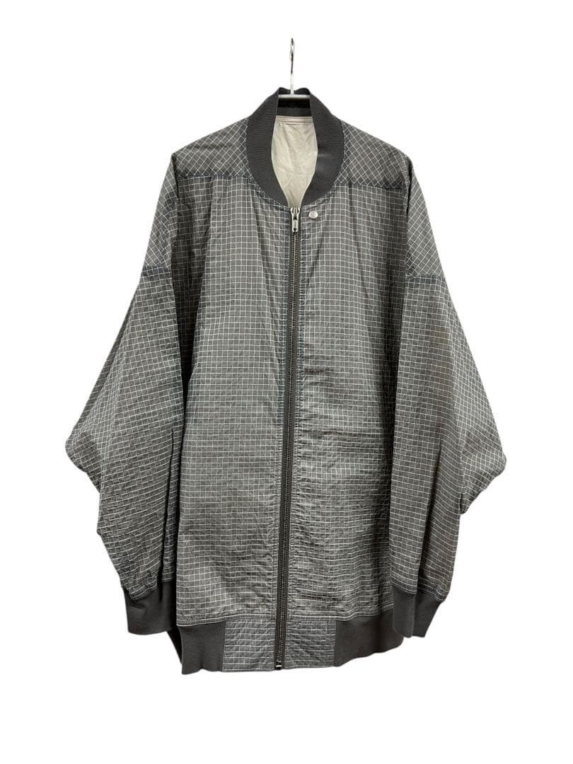 Rick Owens 23SS EDFU grid pattern bomber jacket ripstop 50 Size US M / EU 48-50 / 2 - 1 Thumbnail