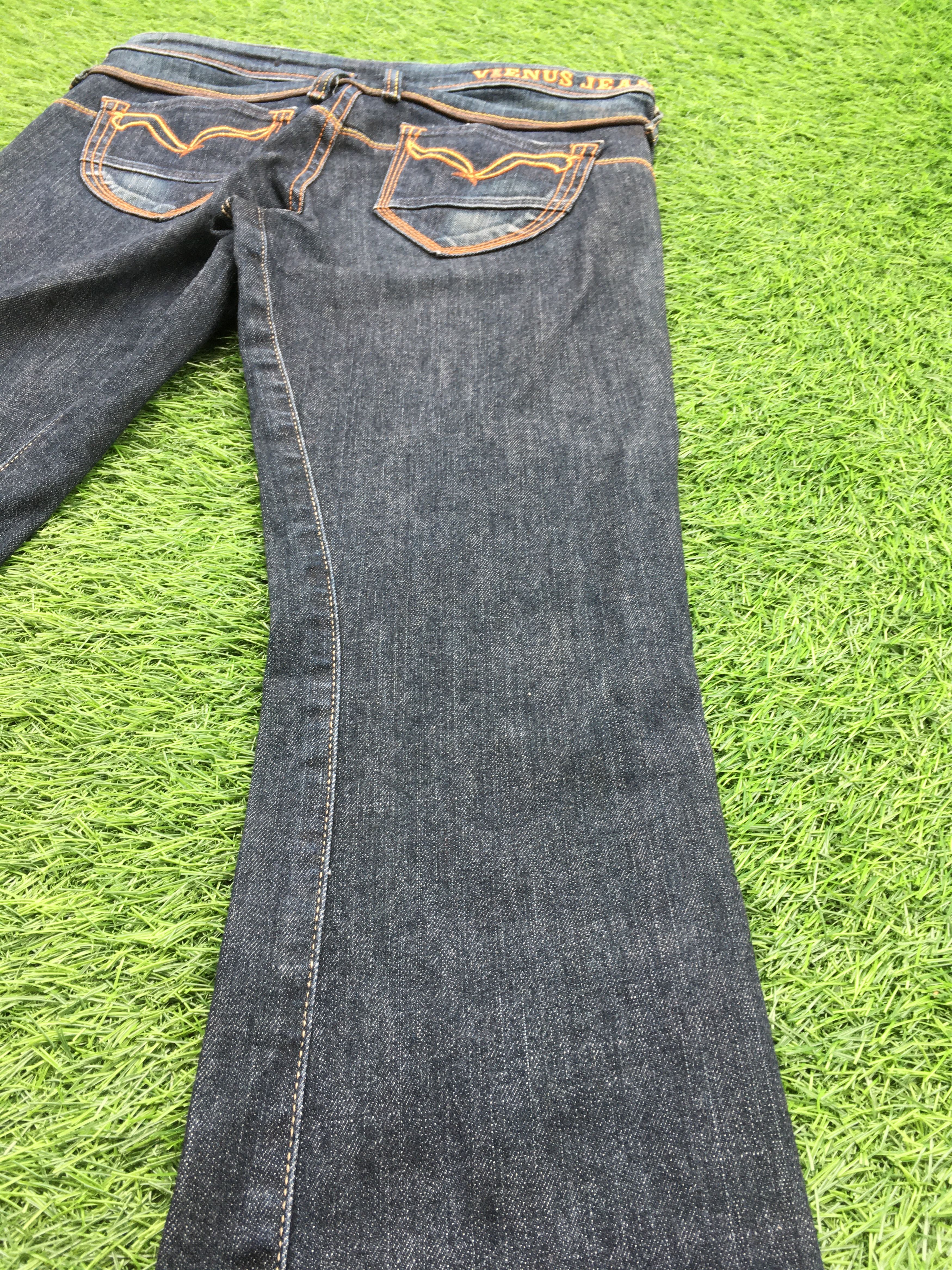 Japanese Brand Low Rise Bootcut Flare Jeans D-1221 Size 28" / US 6 / IT 42 - 7 Thumbnail