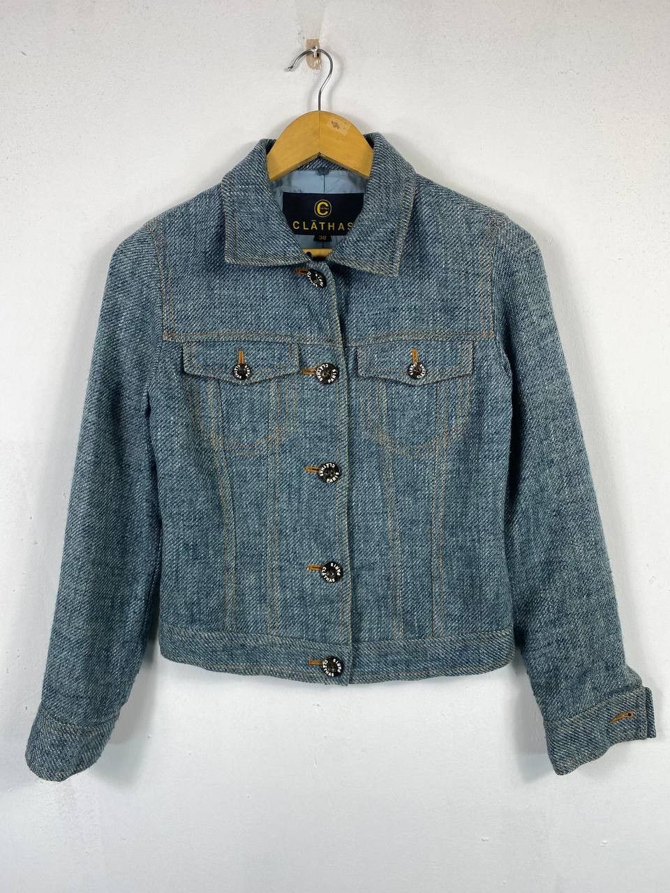 Japanese Brand clathas japanese brand denim jacket nice design Size S / US 4 / IT 40 - 1 Thumbnail