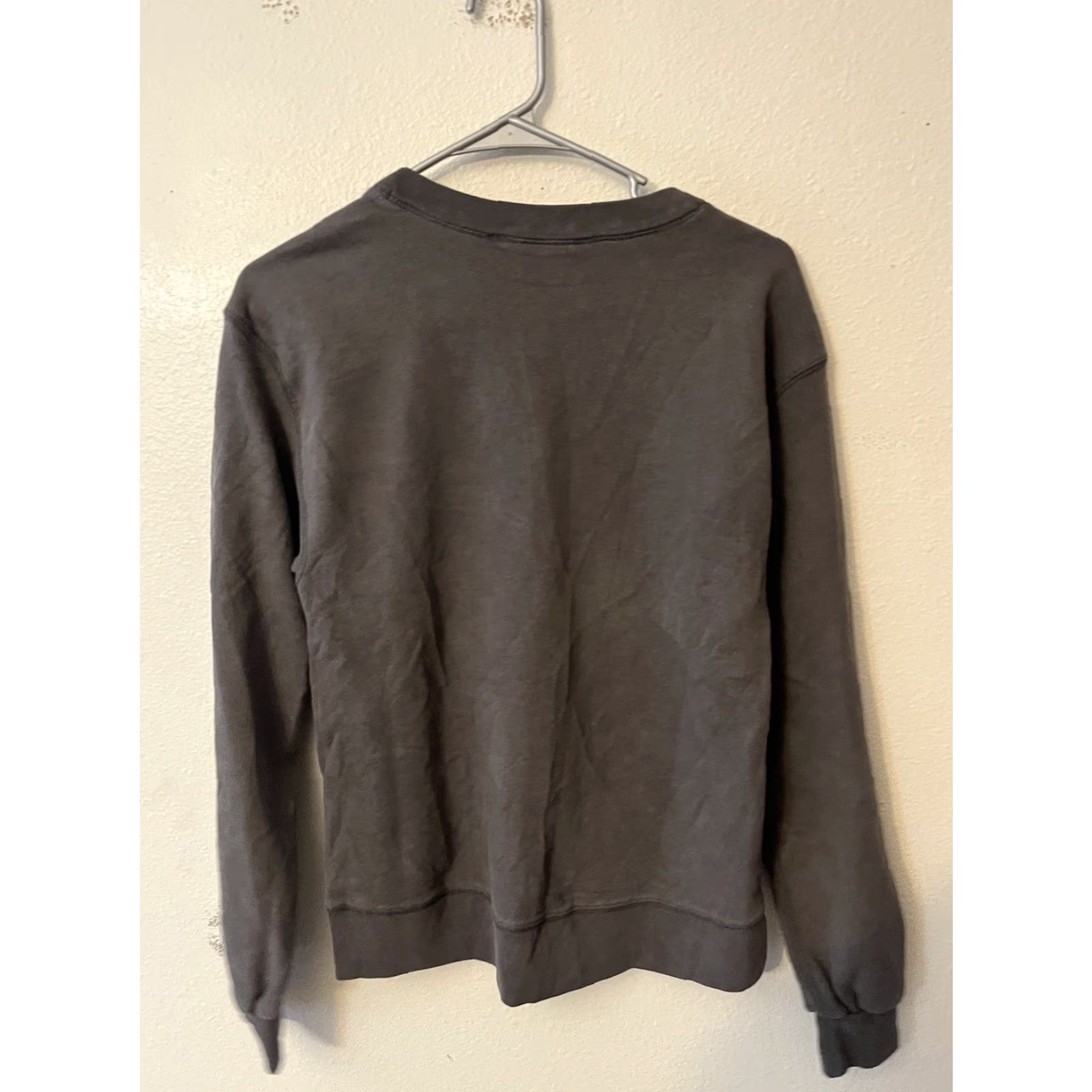 Abercrombie & Fitch Abercrombie & Fitch Sweatshirt Womens Small Gray Crew Neck Embroidered Logo Size S / US 4 / IT 40 - 3 Thumbnail