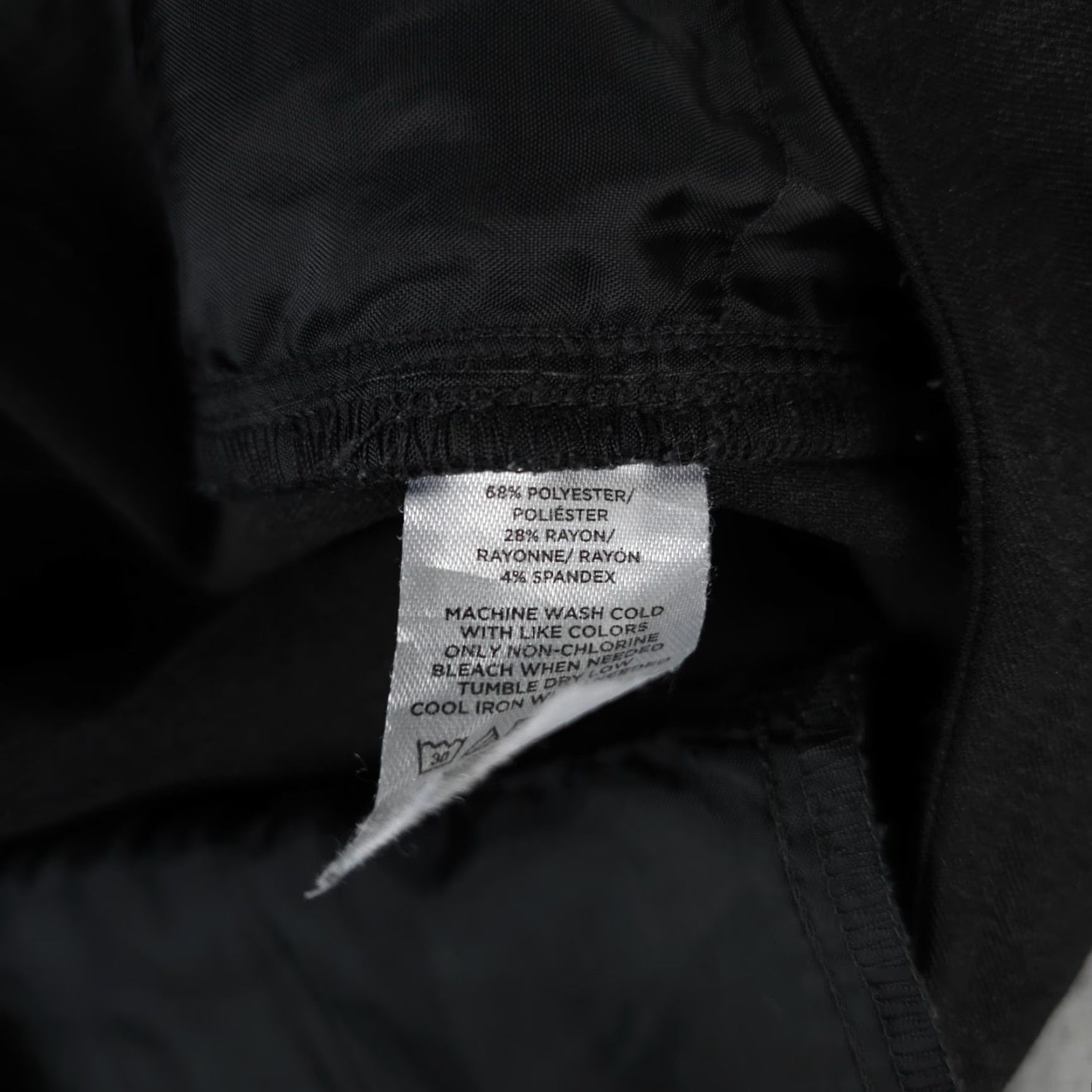 Ann Taylor Ann Taylor Pants Women 14 Black Dark Gray Straight Leg Trousers Career FLAW Size 36" / US 14 / IT 50 - 4 Thumbnail