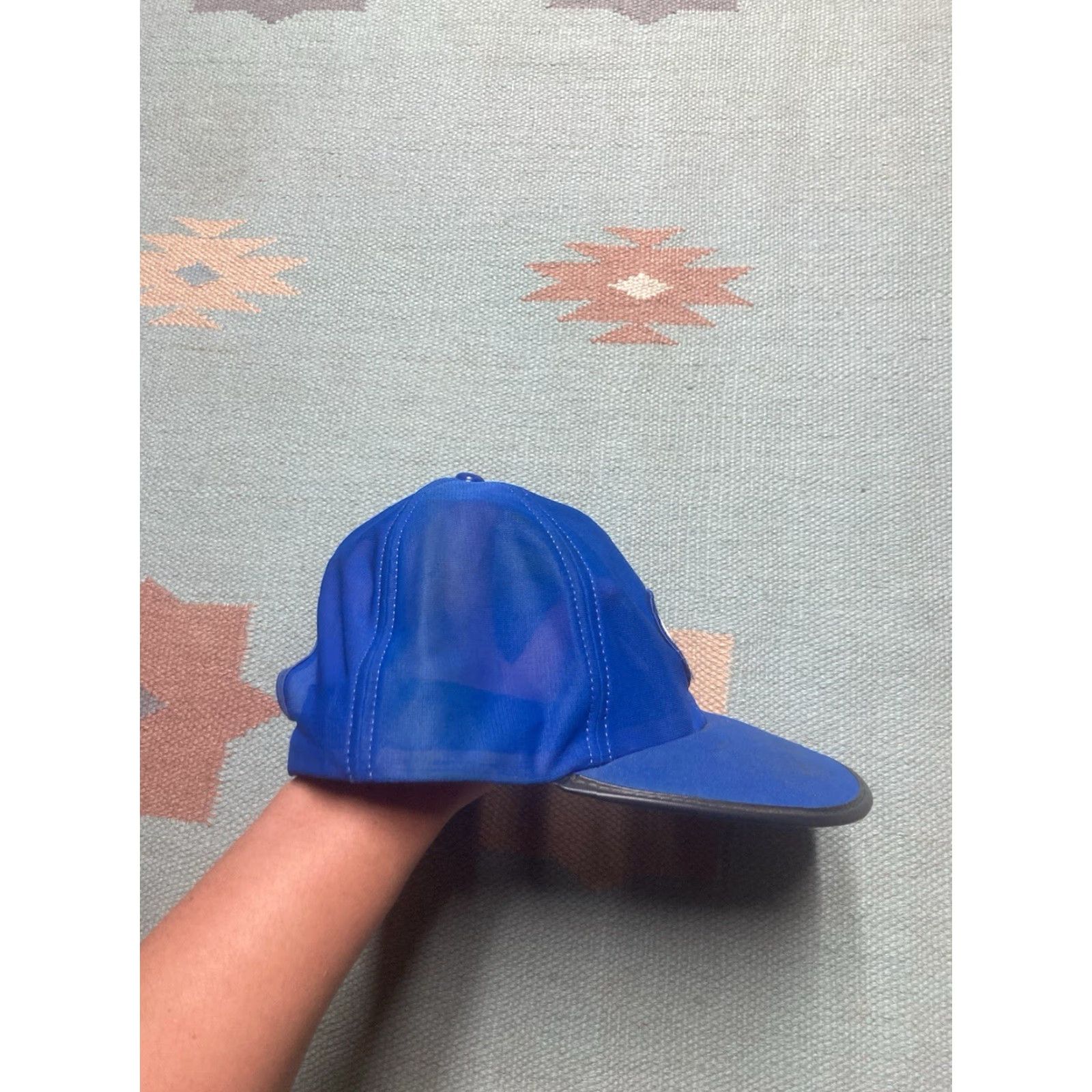 Vintage VINTAGE 70s 80s SnapBack hat cap blue adjustable lightweight white trucks patch Men Size ONE SIZE - 7 Thumbnail