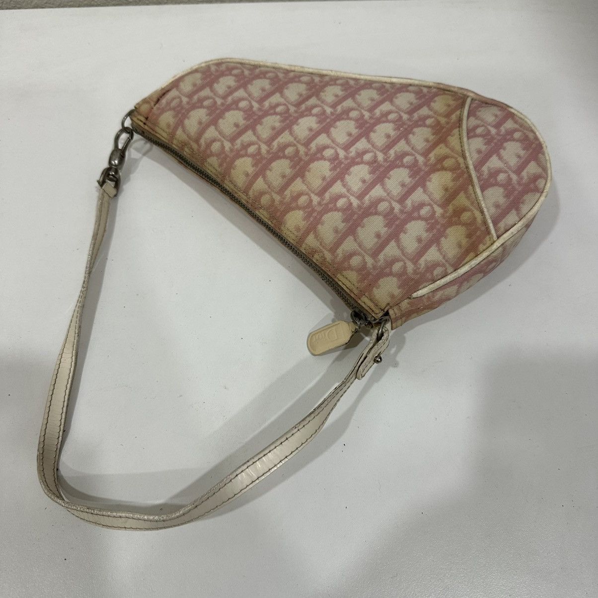 Dior ‼️LASTDROP‼️ VINTAGE CHRISTIAN DIOR TROTTER MINI SADDLE BAG Size ONE SIZE - 4 Thumbnail