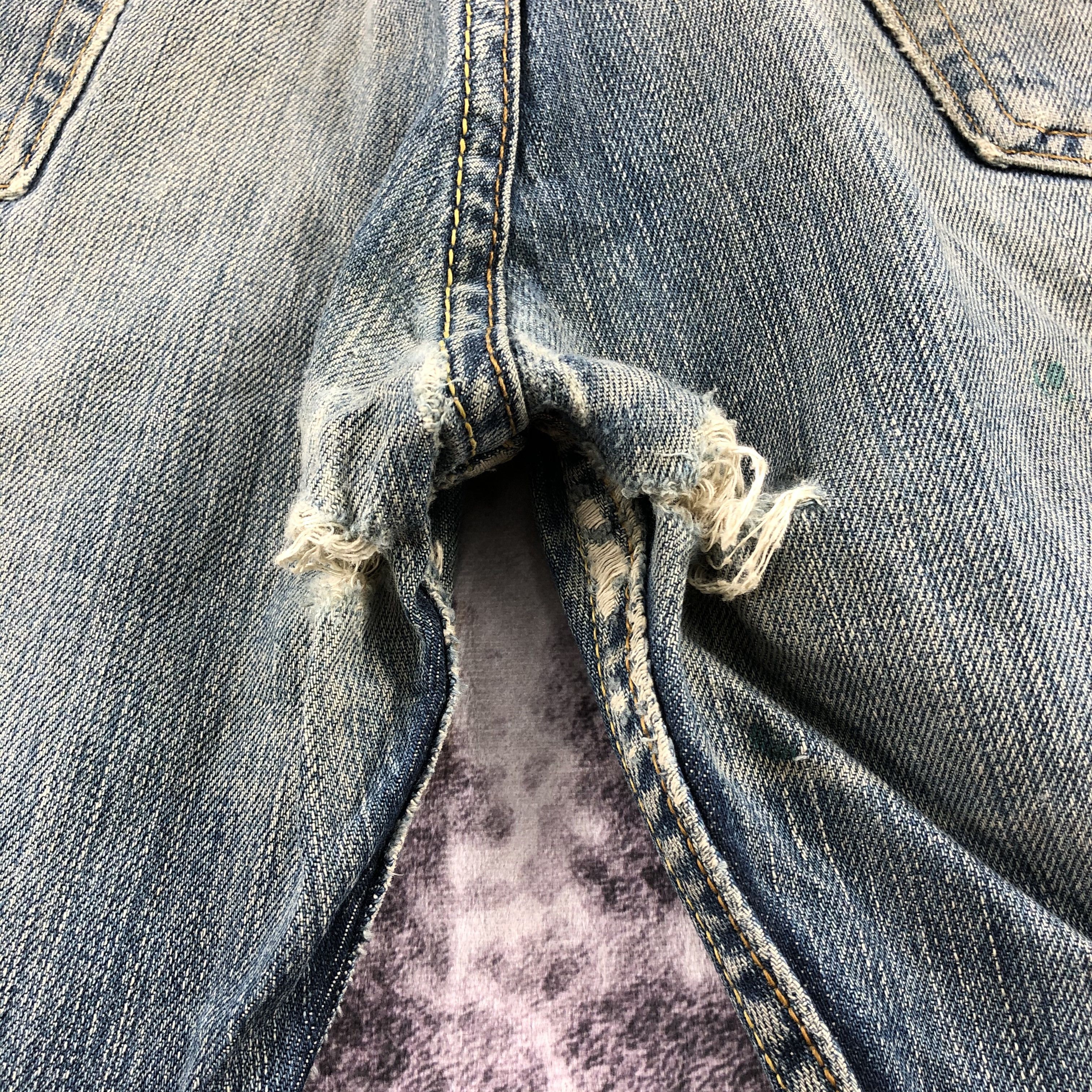 Levi's Vintage Blue Wash Levis 501 Jeans-JM2396 Size US 34 / EU 50 - 6 Thumbnail