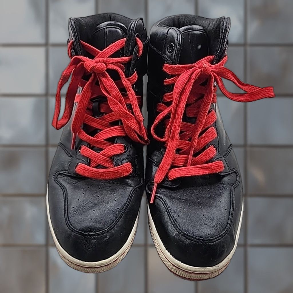 Polo Ralph Lauren Ralph Lauren Leather High Top Sneakers Mens 10.5 D Vance Black Big Pony Size US L / EU 52-54 / 3 - 1 Thumbnail