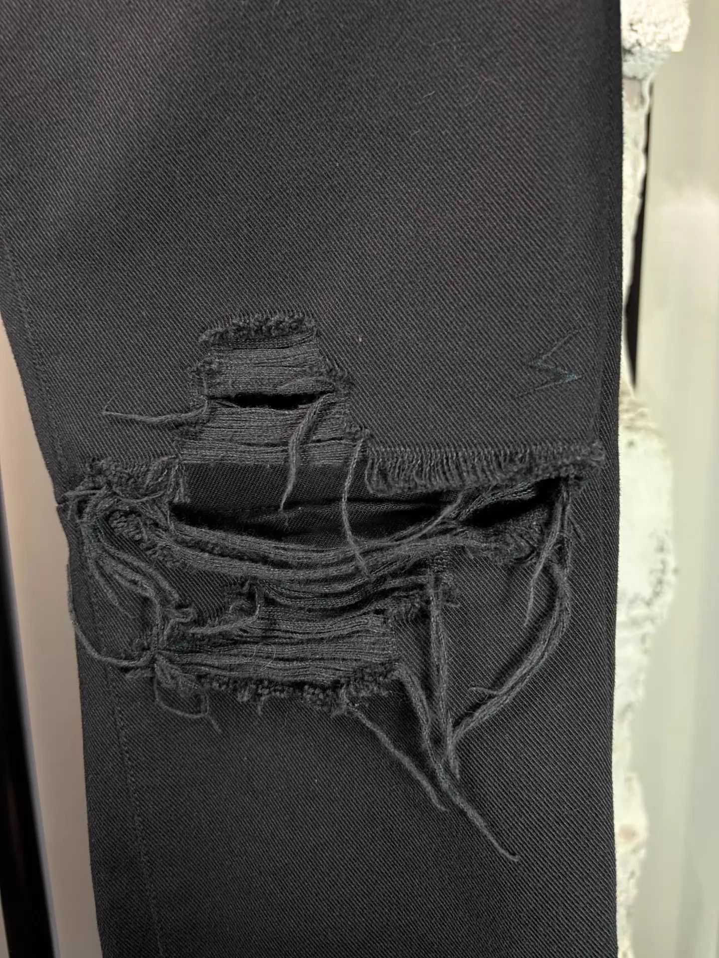 Undercover Undercover Destroyed Leather-Patched Jeans Size 2 Size US 32 / EU 48 - 3 Thumbnail