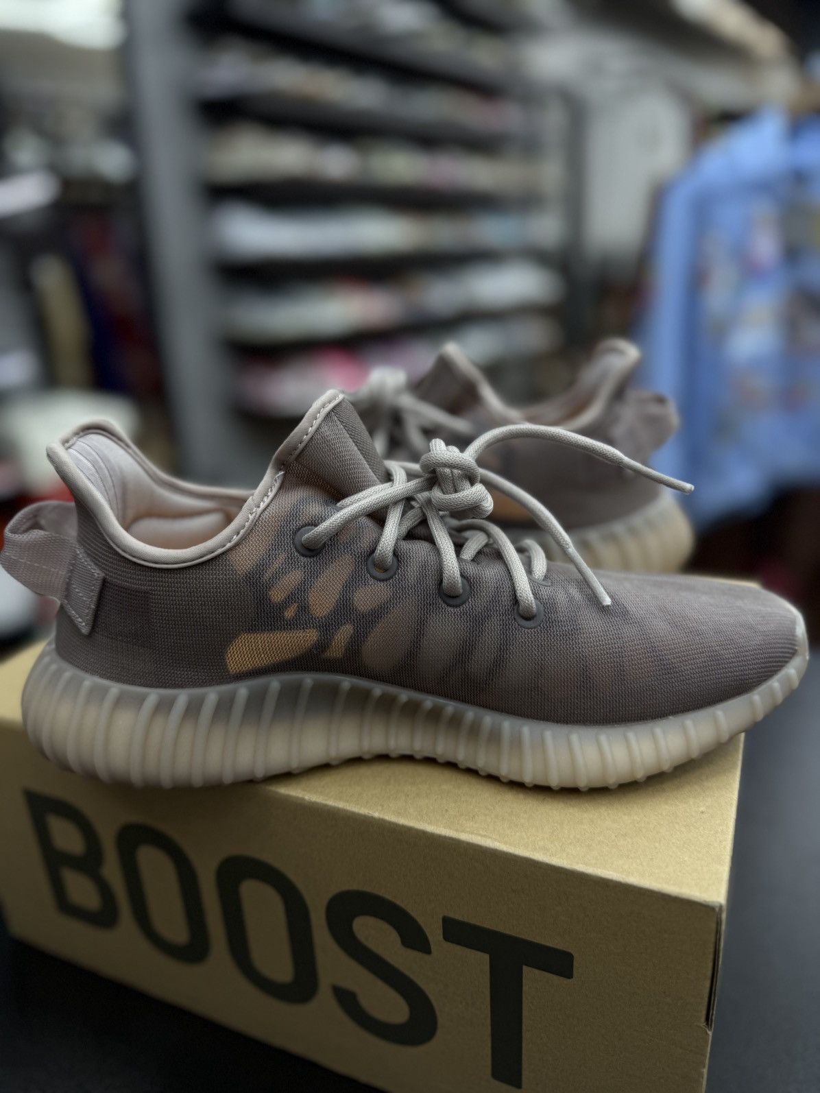 Yeezy Yeezy 350 Mono Mist Grey Size 8 Brand New W Box Size US 8 / EU 41 - 8 Thumbnail