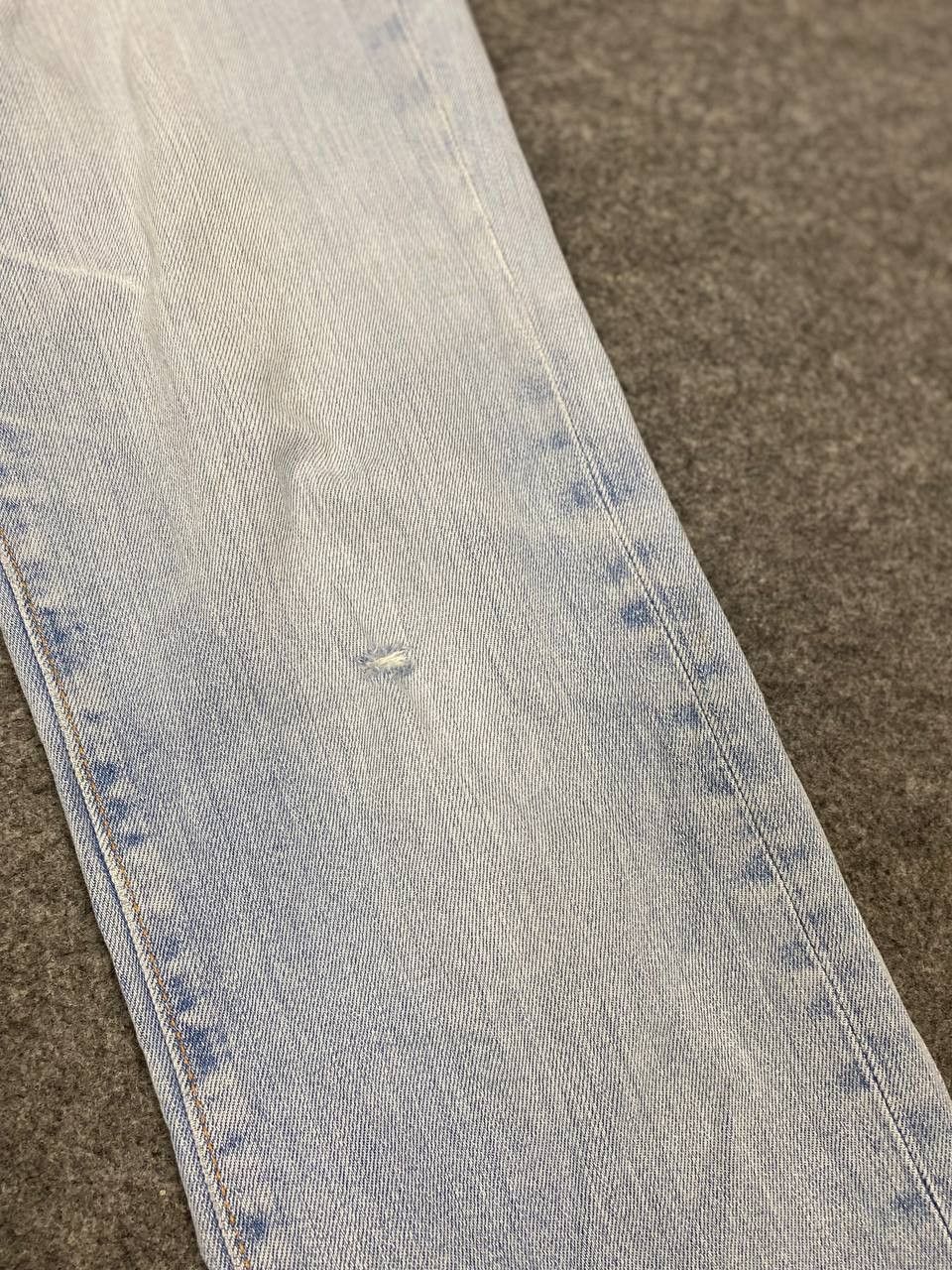 Levi's levis skinny lightwash distressed denim Size US 32 / EU 48 - 12 Thumbnail
