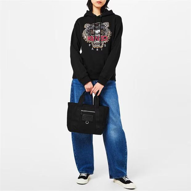 Kenzo o1g2r1mq1024 Size: OS / Logo Tote Bag in Black Size ONE SIZE - 5 Thumbnail