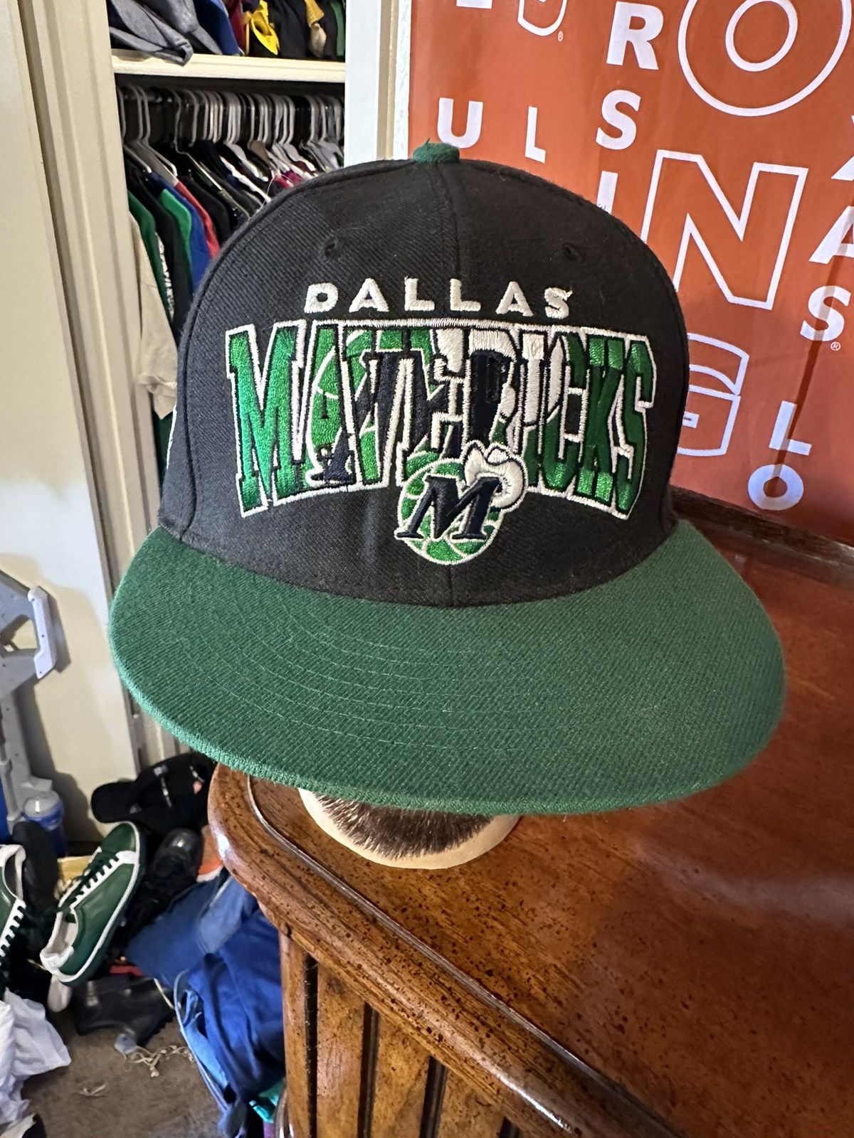 NBA × Vintage Vintage NBA Dallas Mavericks “old school green” hat 00s Size ONE SIZE - 2 Thumbnail