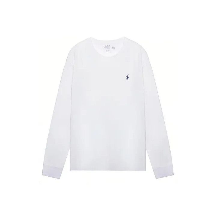Polo Ralph Lauren Polo Ralph Lauren Men's Solid Round Neck Long-Sleeve T-Shirt Size US L / EU 52-54 / 3 - 1 Thumbnail