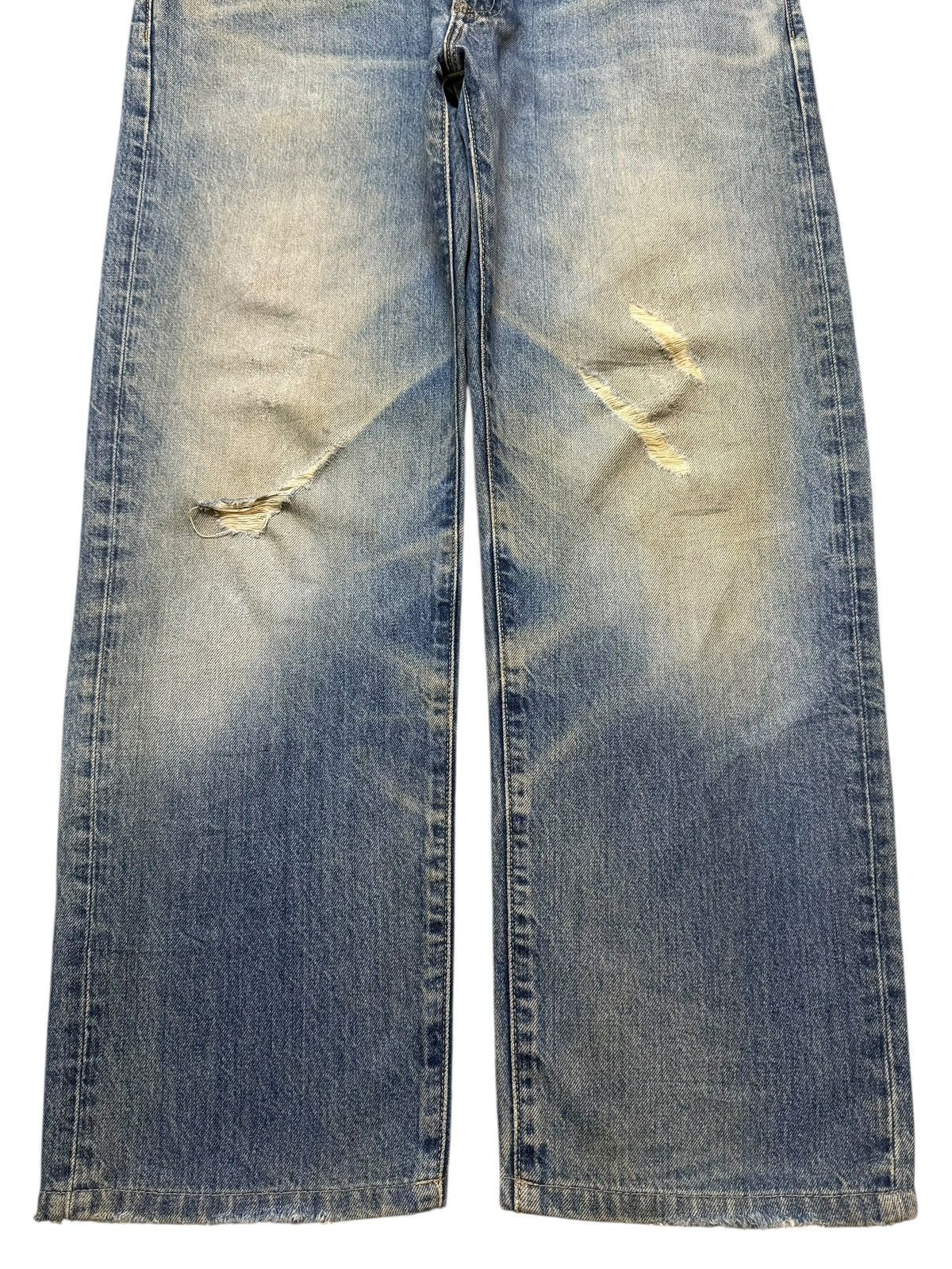 Uniqlo Vintage Y2K Japanese Uniqlo Mud Wash Faded Distressed Loose Size US 35 - 7 Thumbnail