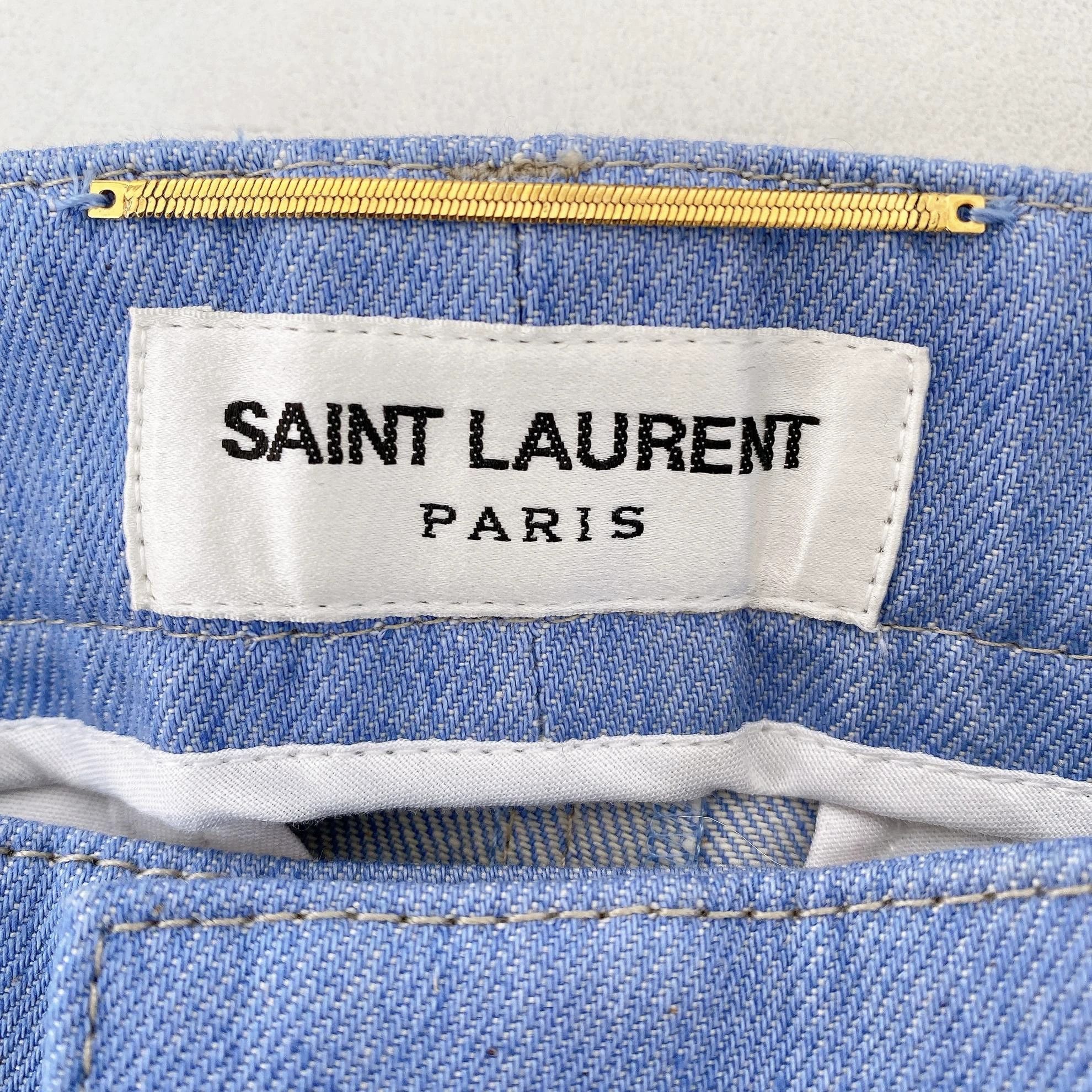 Saint Laurent Paris Saint Laurent blue jeans F36 Size 26" / US 2 / IT 38 - 7 Thumbnail