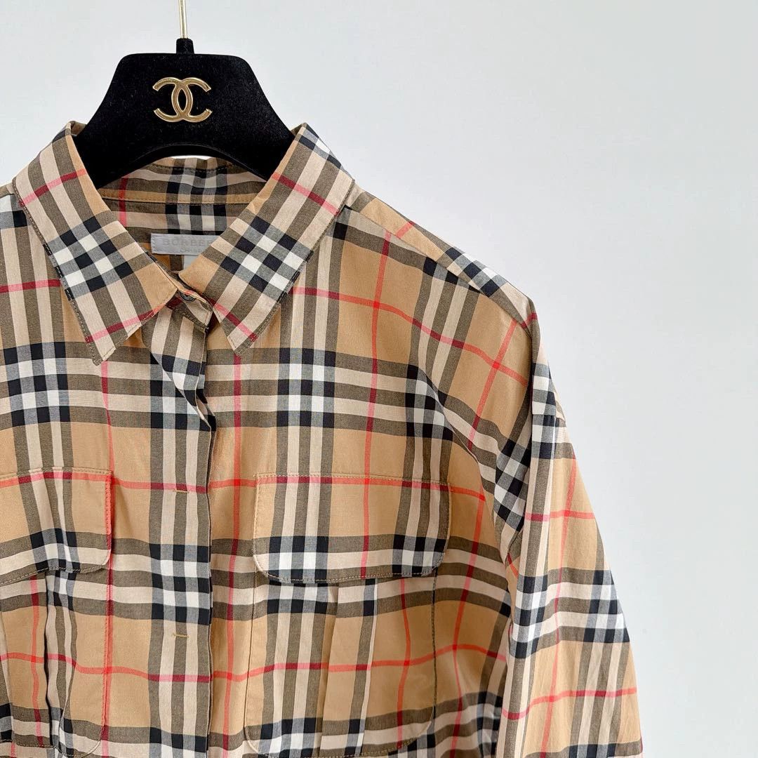 Burberry Burberry Check Shirt 12Y Size XS / US 0-2 / IT 36-38 - 3 Thumbnail