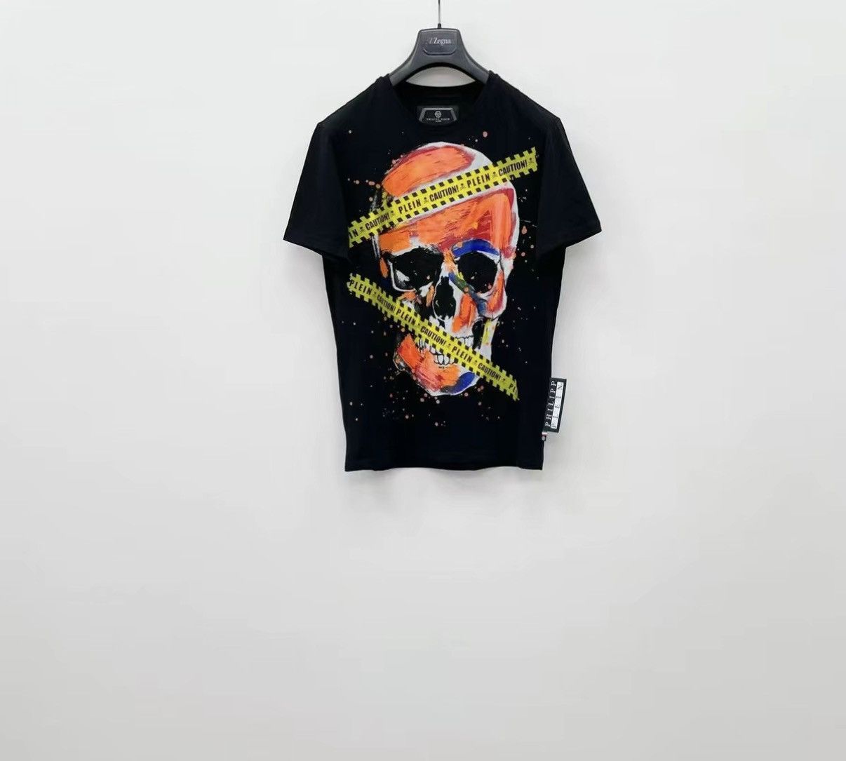 Philipp Plein PHILIPP PLEIN 100% Cotton Short Sleeve T-shirt J30 Size US S / EU 44-46 / 1 - 1 Thumbnail
