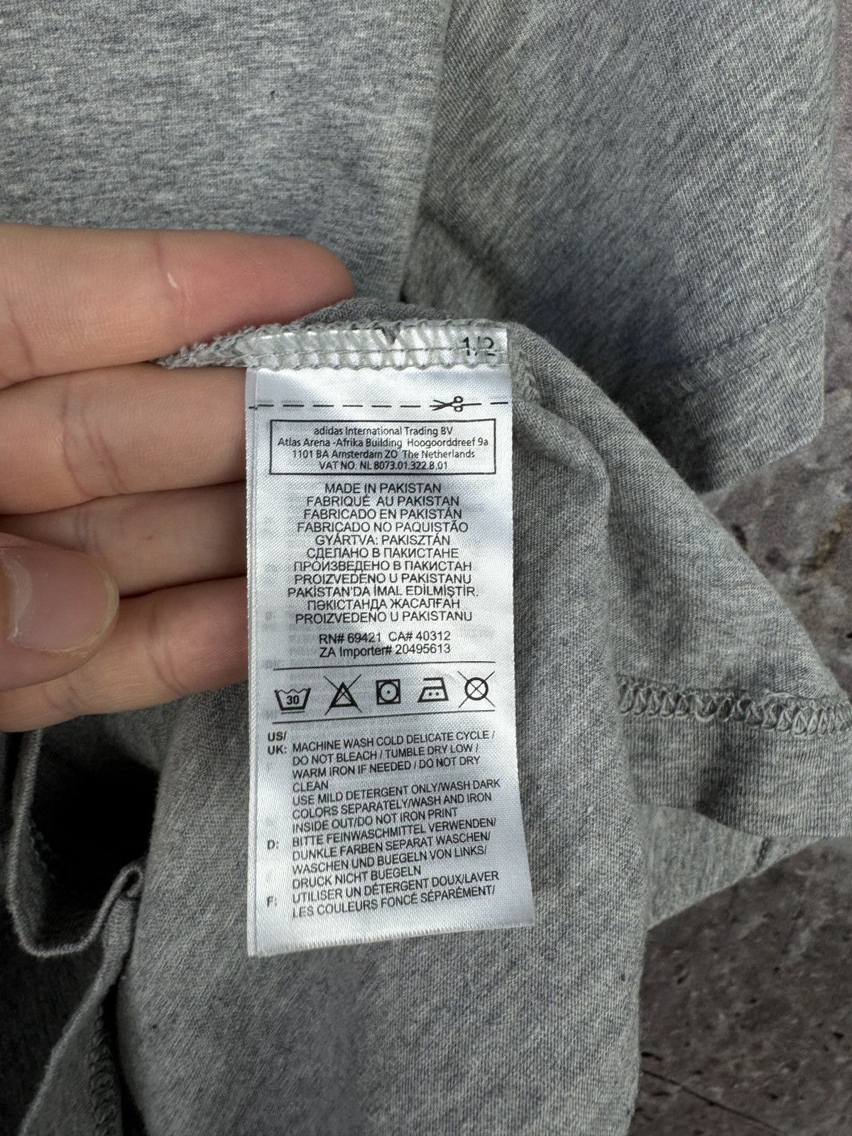 Reebok Men’s Reebok T-Shirt Gray Big Logo Streetwear Size Small Size US S / EU 44-46 / 1 - 8 Thumbnail