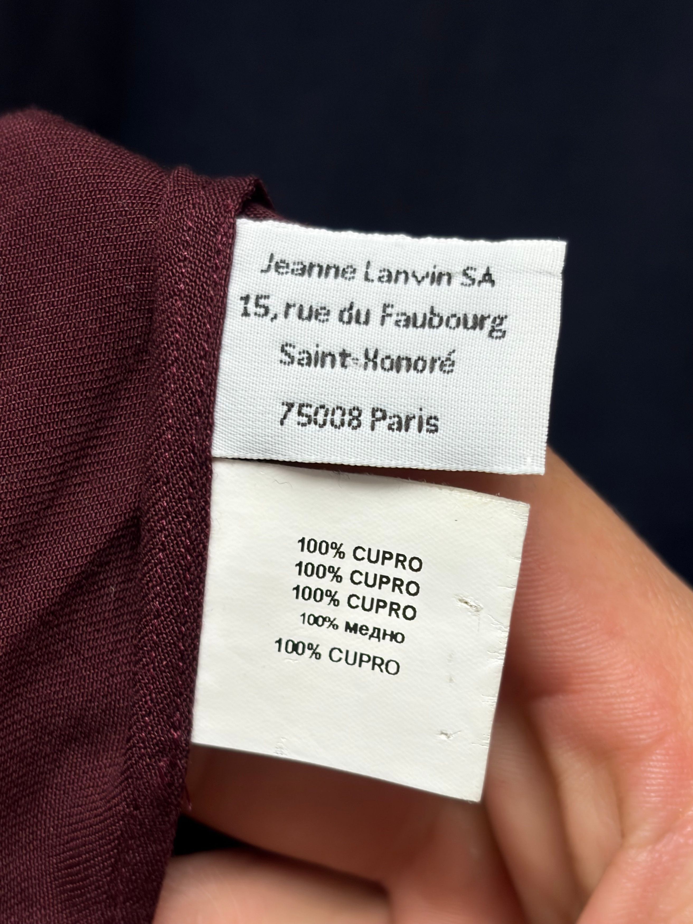 Lanvin Lanvin Color-Blocked Camp Collar Short Sleeve Button Up Shirt Size US M / EU 48-50 / 2 - 4 Thumbnail
