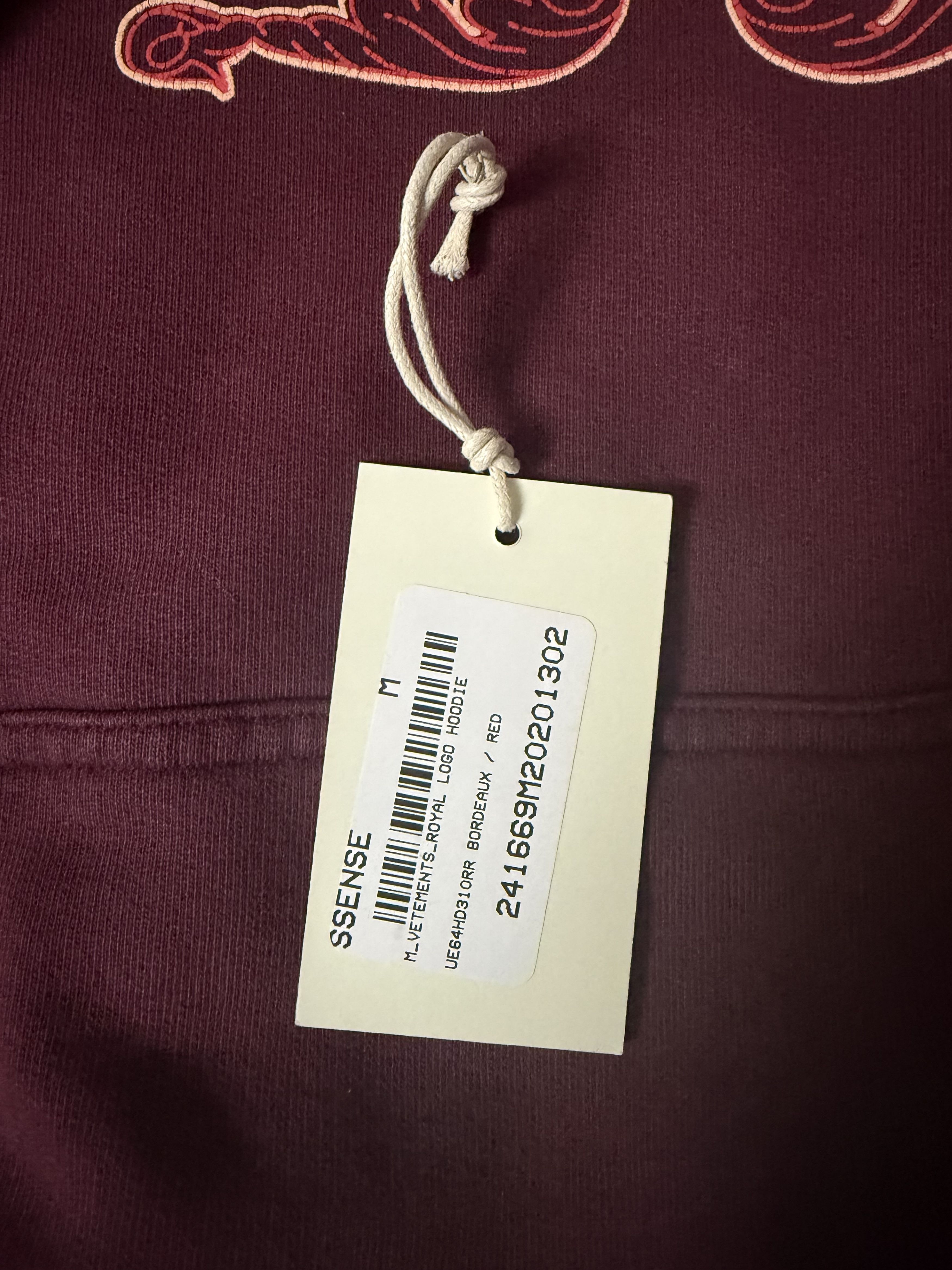 Vetements Vetements Red Royal Hoodie Size US M / EU 48-50 / 2 - 7 Thumbnail