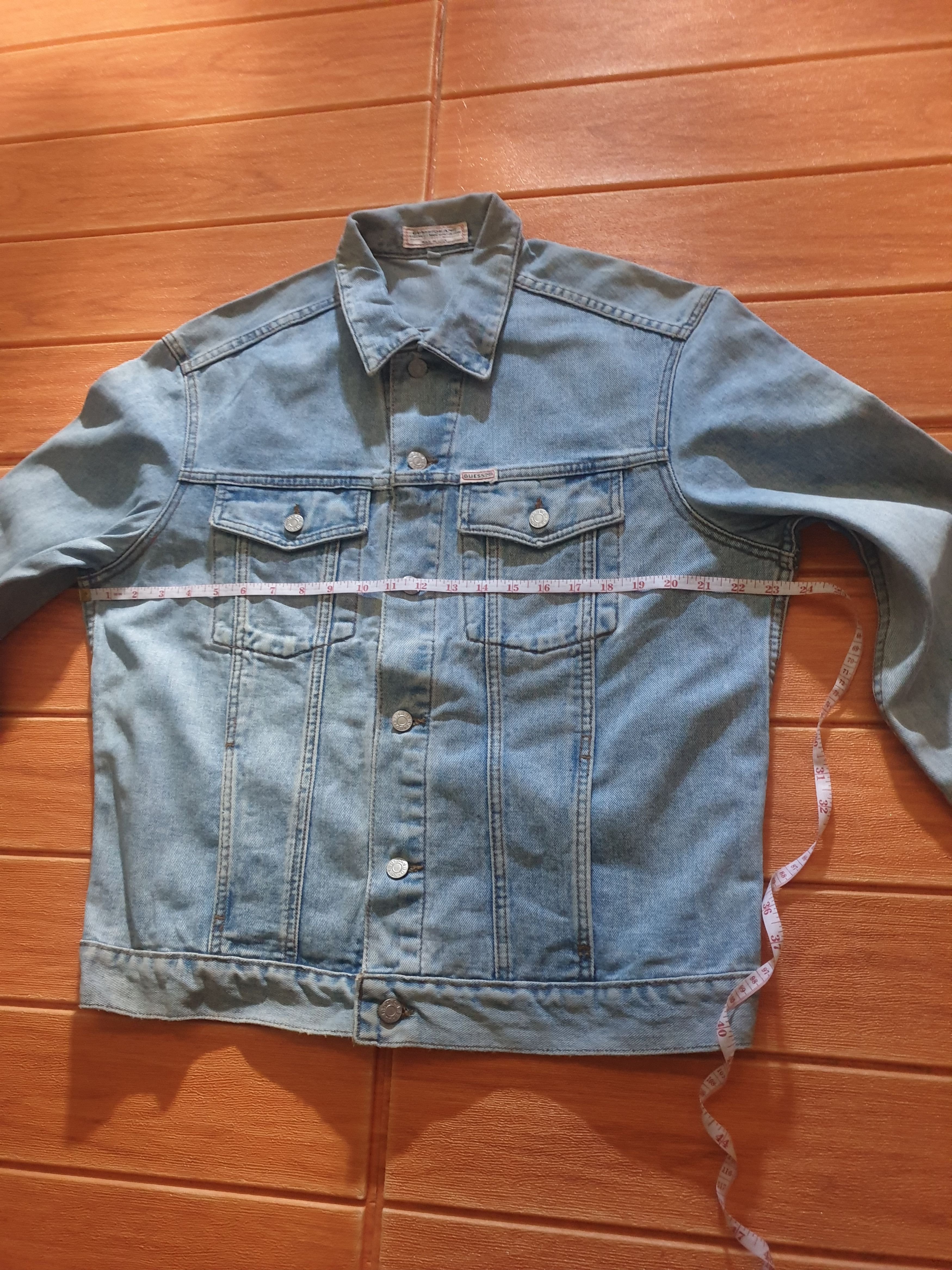 Guess 💥Vintage guess Made in USA acid wash Jacket Size US L / EU 52-54 / 3 - 7 Thumbnail