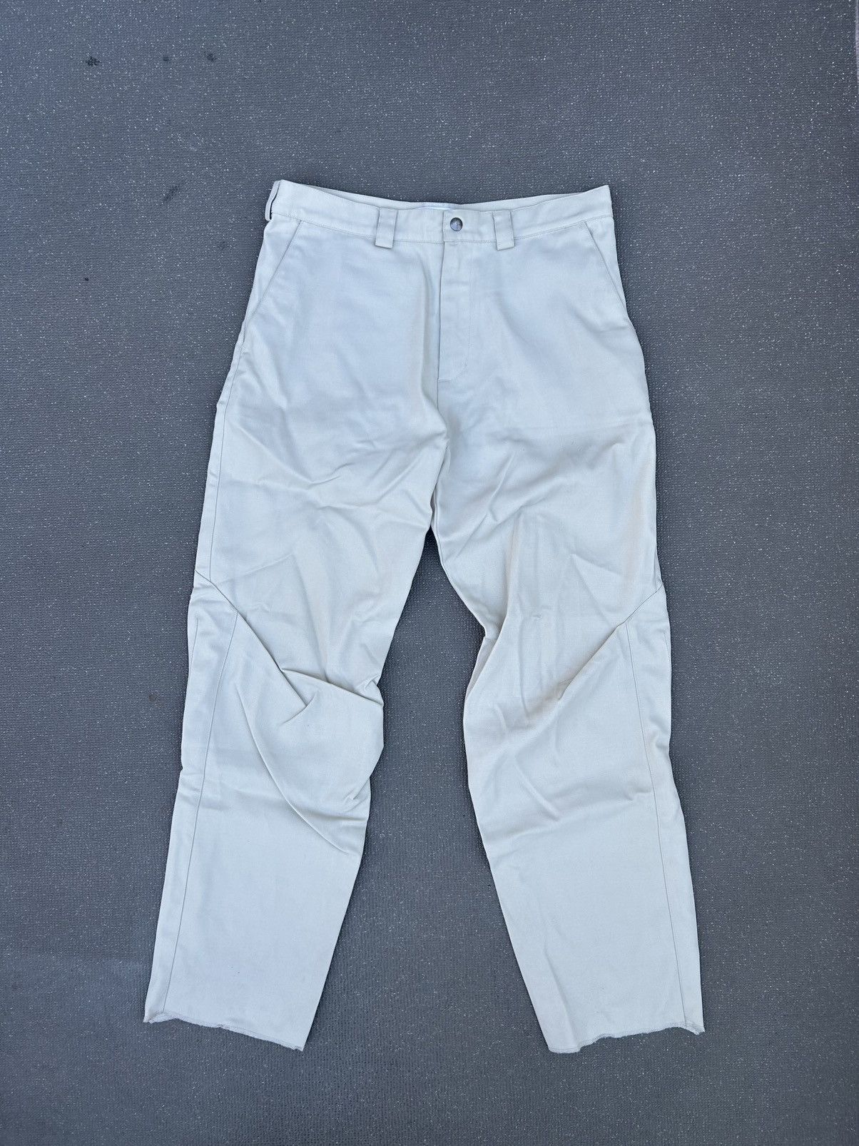 Kiko Kostadinov Kiko Kostadinov SS 18 Sand Triple Dart Articulated Trousers Size US 32 / EU 48 - 1 Thumbnail