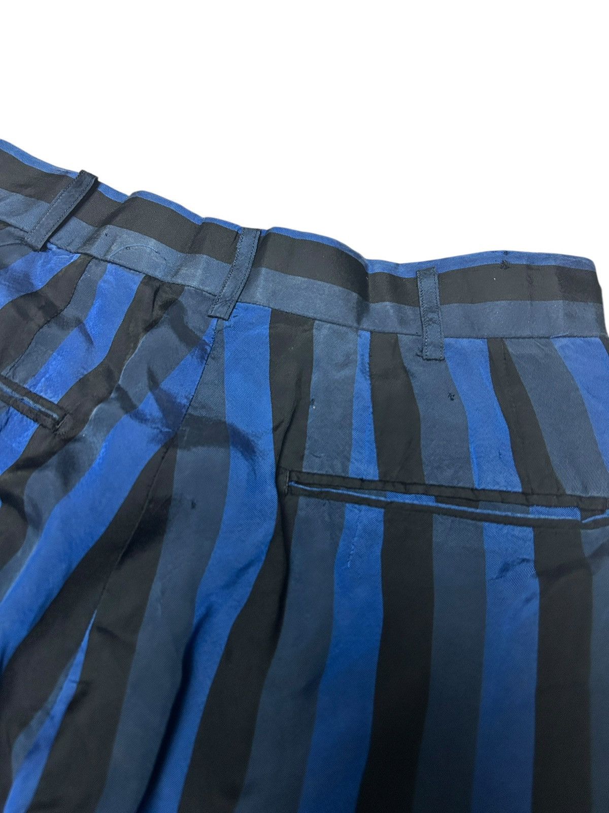 JOHN LAWRENCE SULLIVAN Stripe Pleated Trousers Size US 28 / EU 44 - 8 Thumbnail