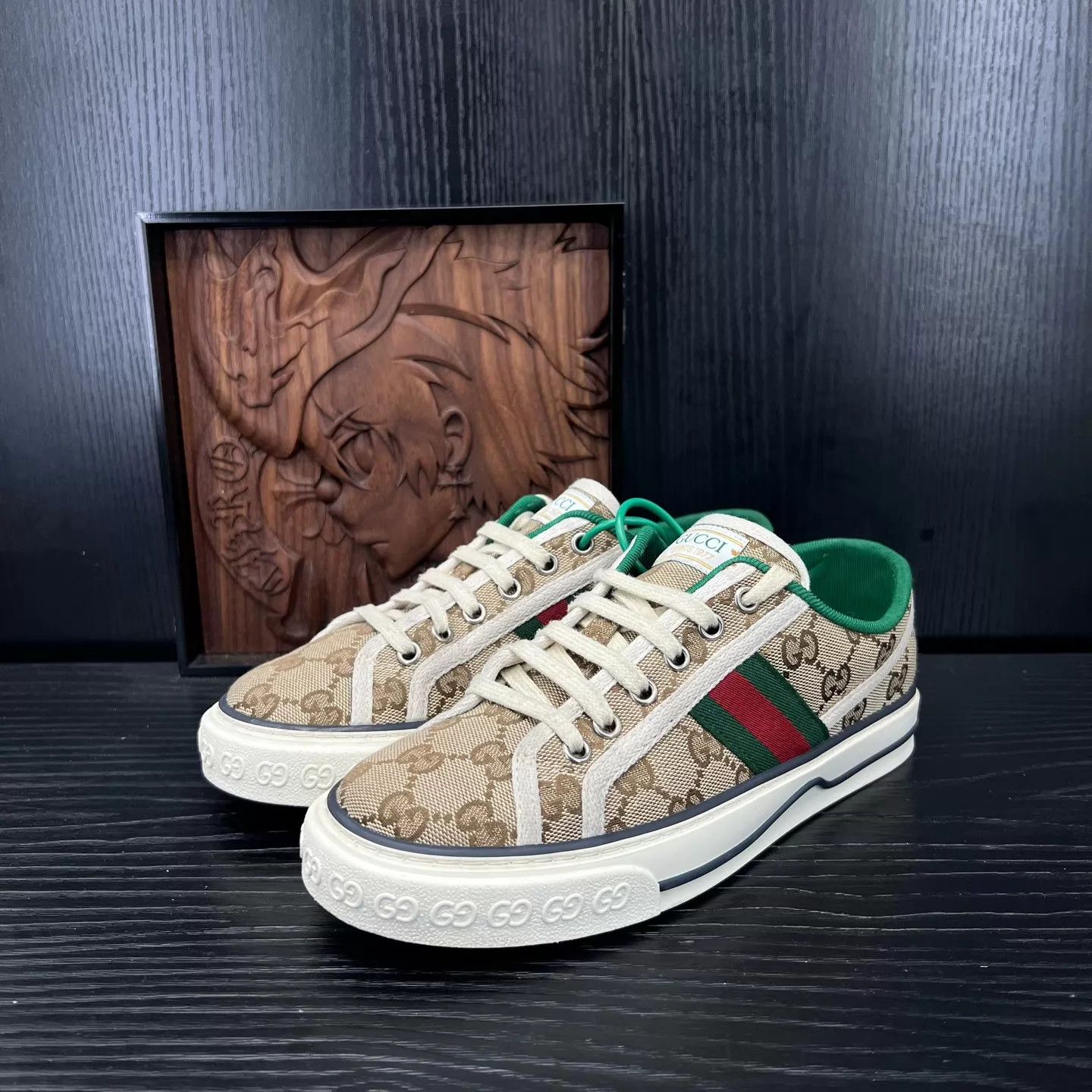 Gucci Gucci 1977 Ebony 37 Like New Shoes with Box & Acc Size US 6.5 / IT 36.5 - 1 Thumbnail