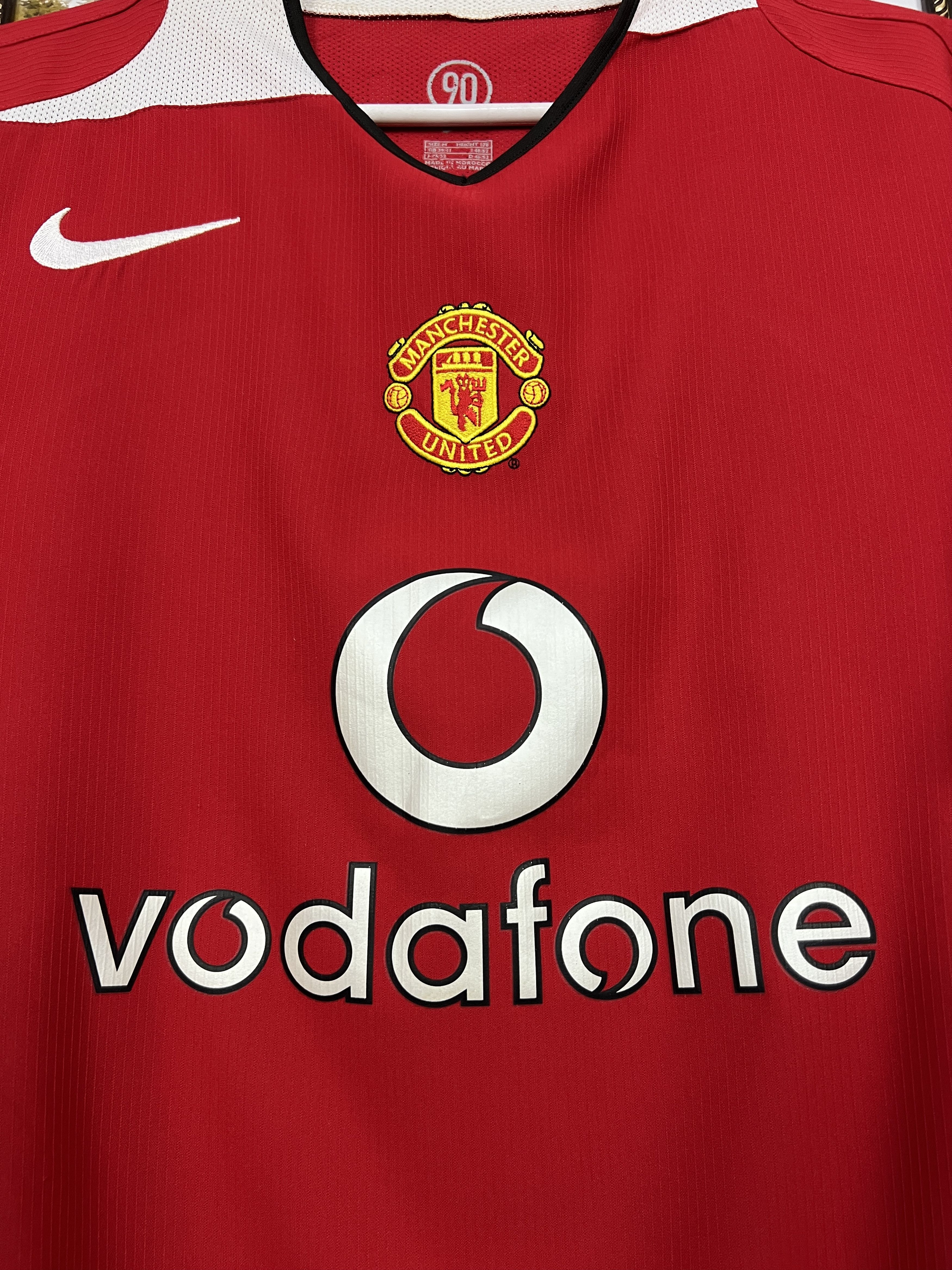 Nike Manchester United Home football shirt 2004 #4 Heinze Nike Size US M / EU 48-50 / 2 - 5 Thumbnail