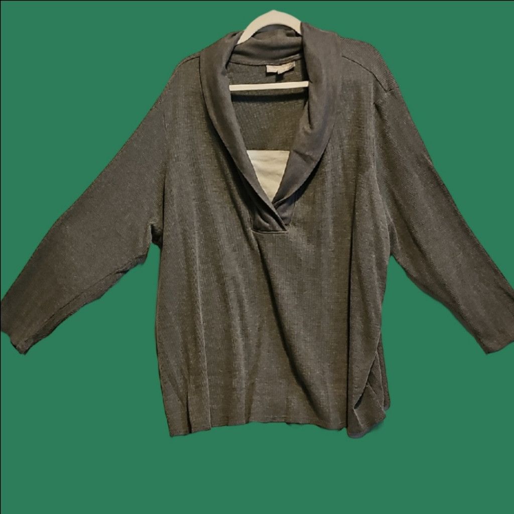 Other Woman Within Gray Cowl Neck Sweater Size 3XL / US 20-22 - 1 Thumbnail