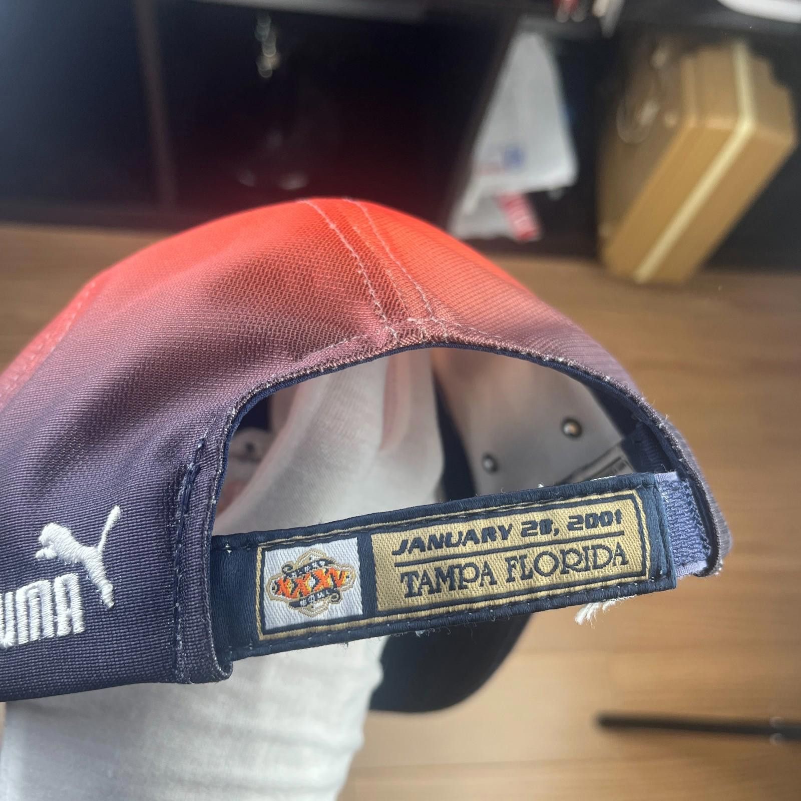 Puma Vintage Super Bowl XXXV PUMA Strapback Hat Size ONE SIZE - 5 Thumbnail