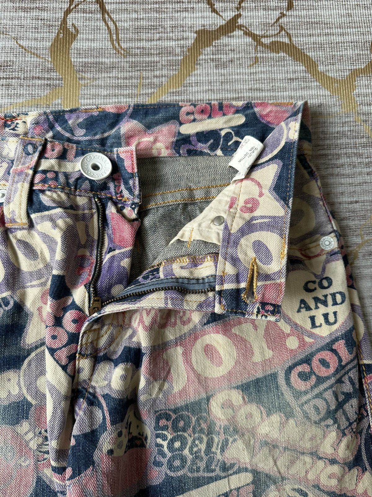 Hysteric Glamour Japanese Brand Co&Lu Fullprint Design Hysteric Style Denim Size US 28 / EU 44 - 18 Thumbnail