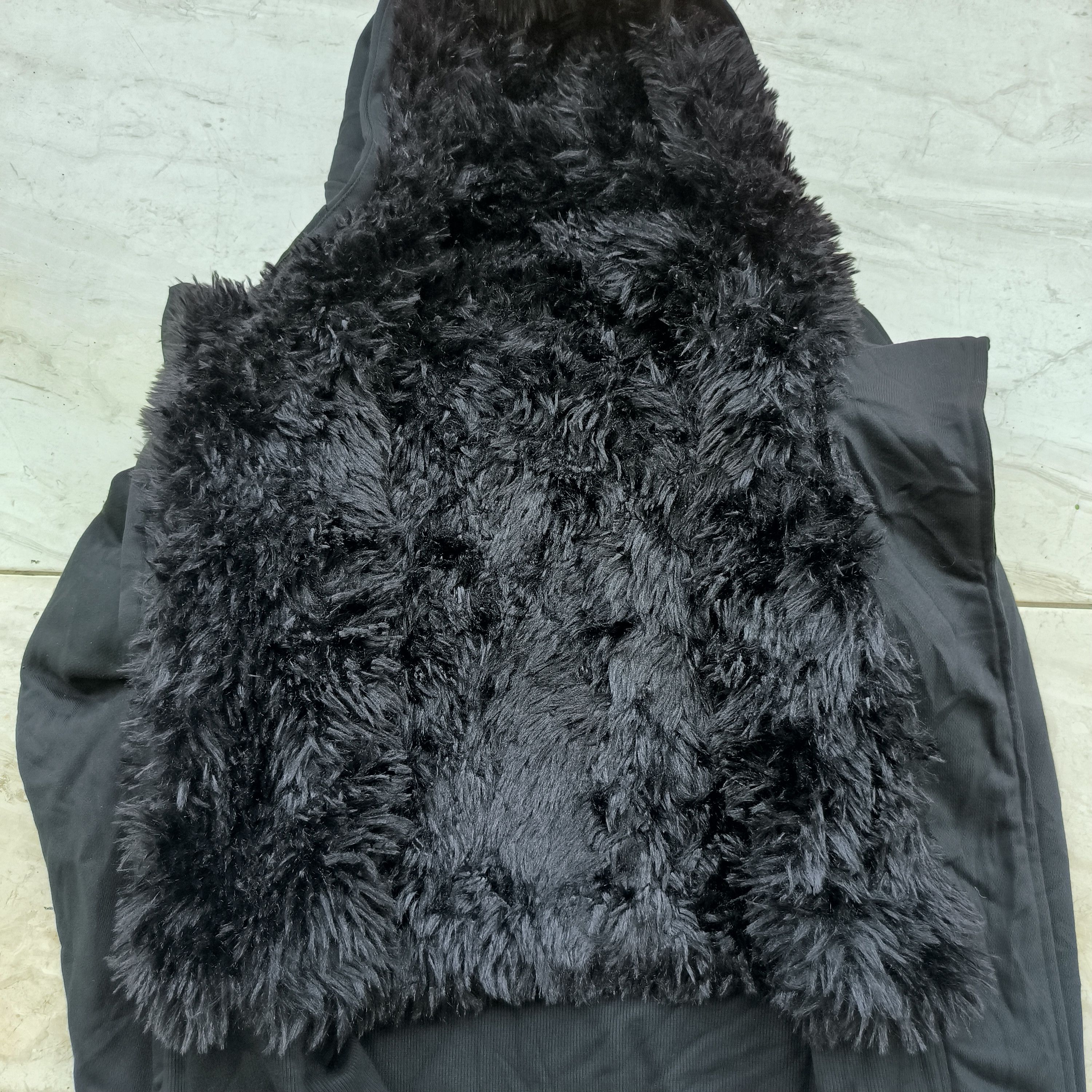 Japanese Brand Rarely Alike Asymmetrical Fur Jacket Size S / US 4 / IT 40 - 6 Thumbnail