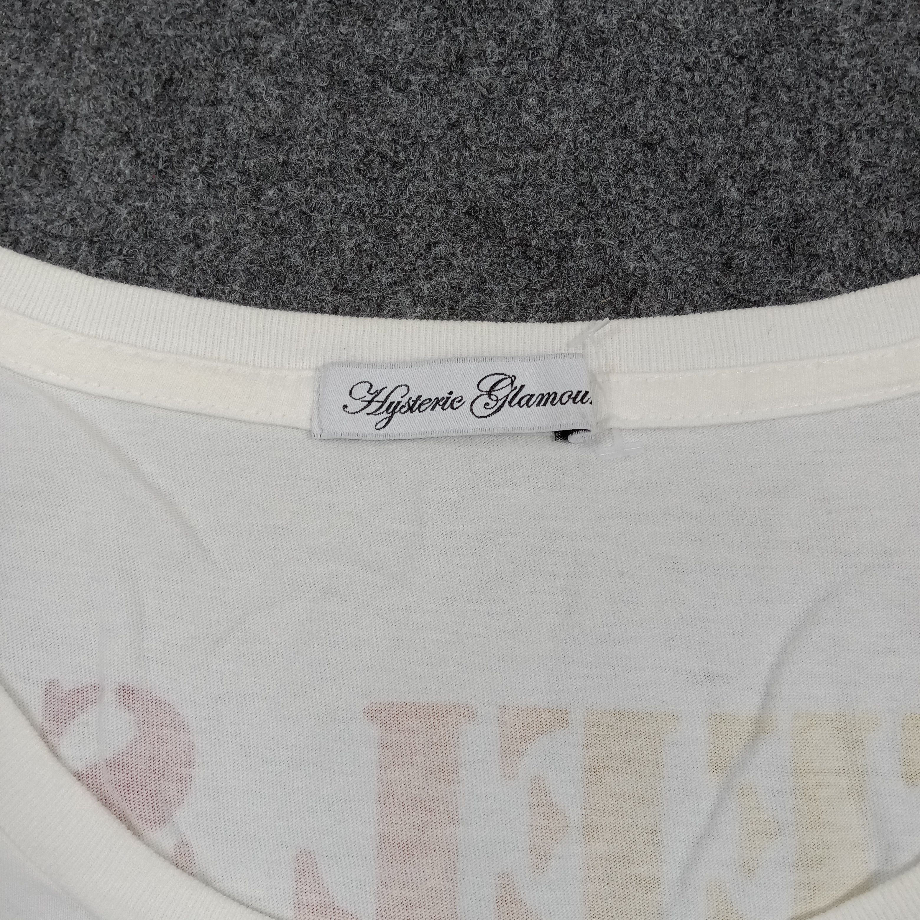 Hysteric Glamour Hysteric Glamour Japanese Streetwear Tshirt C285N68 Size XS / US 0-2 / IT 36-38 - 3 Thumbnail