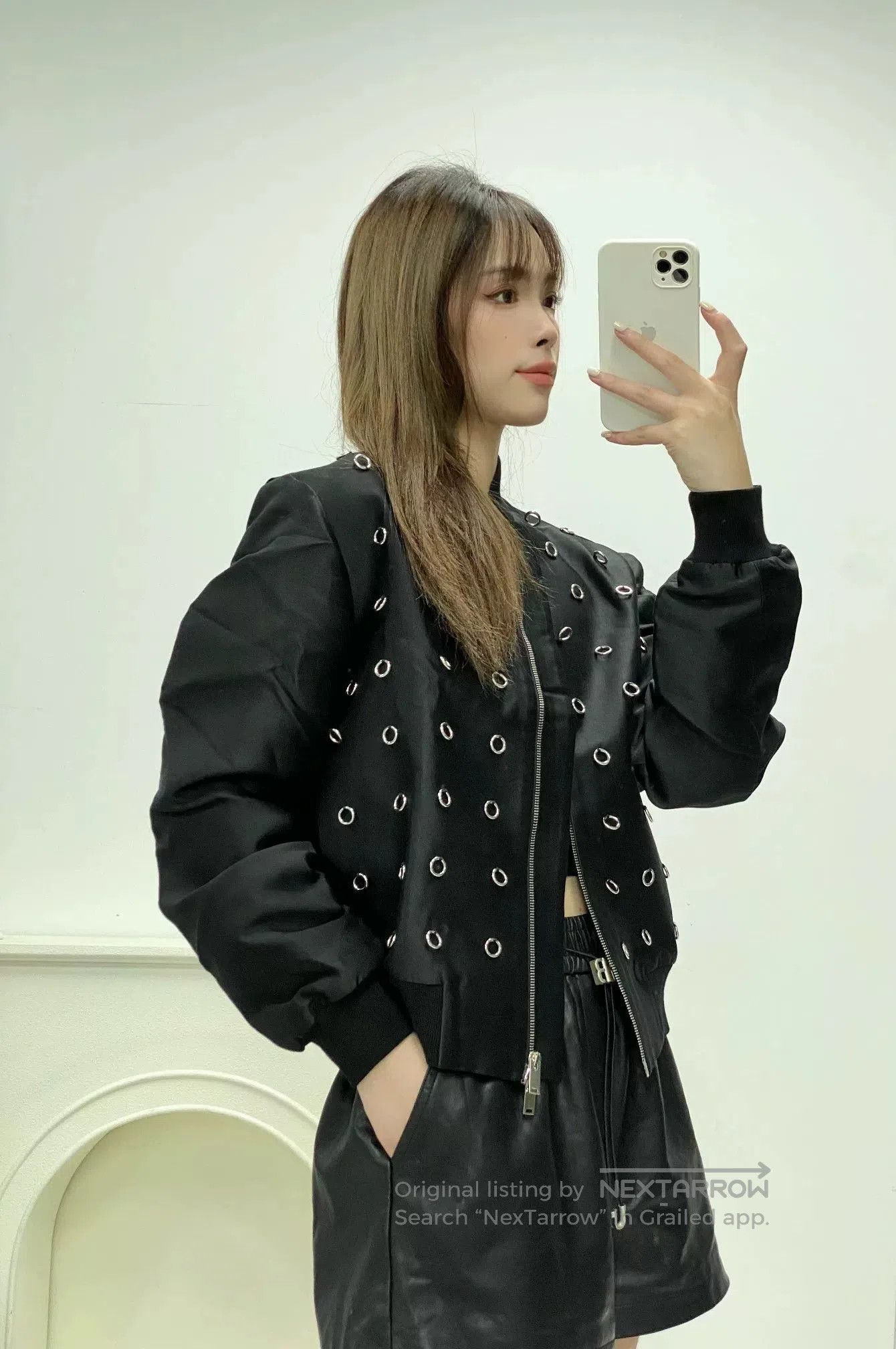 Stella McCartney Stella McCartney Black Metal Ring Jacket. Size M / US 6-8 / IT 42-44 - 9 Thumbnail