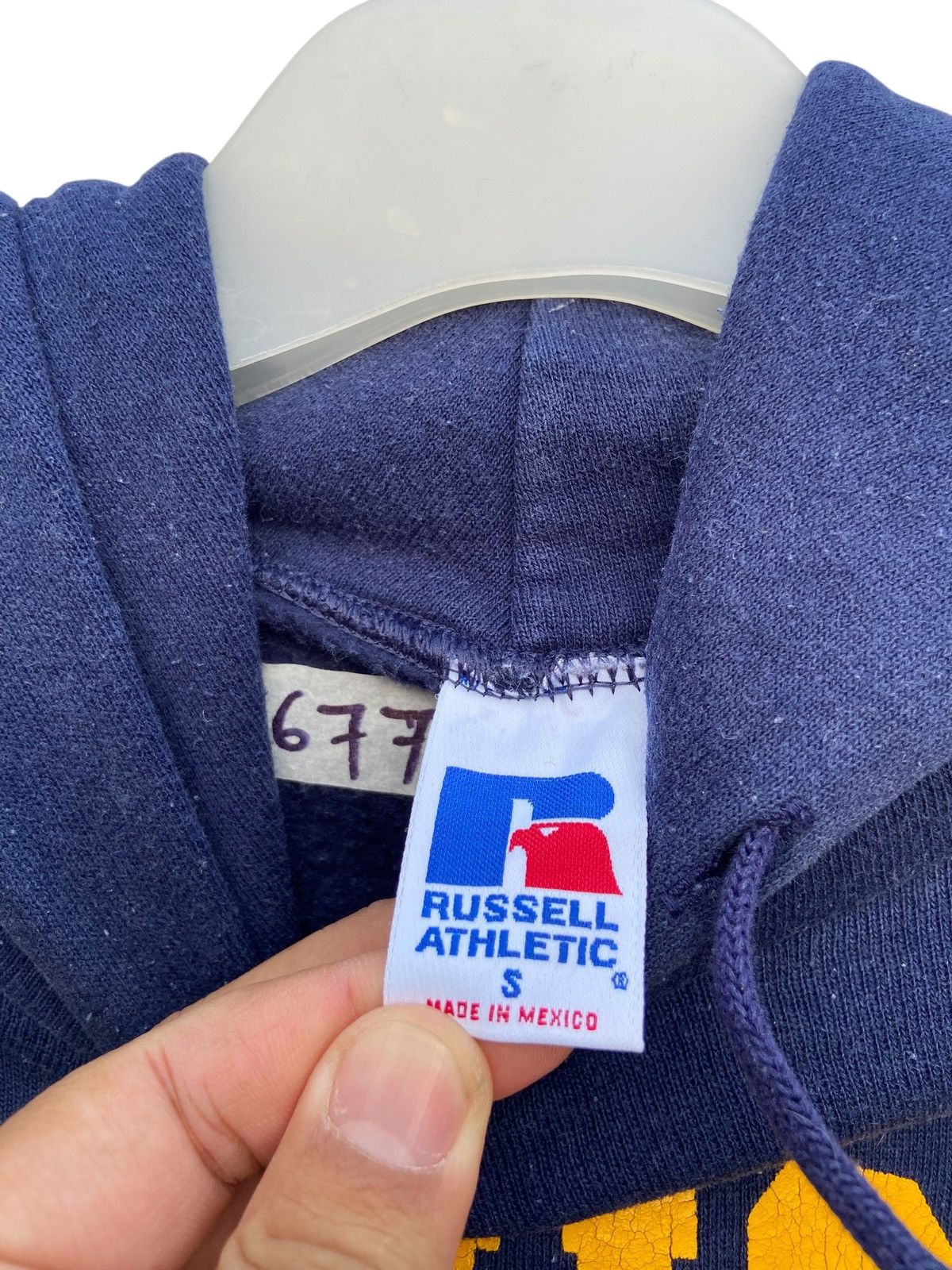 Russell Athletic Vintage 90s Michigan By Russell Atletic Hoodie Size US S / EU 44-46 / 1 - 2 Thumbnail