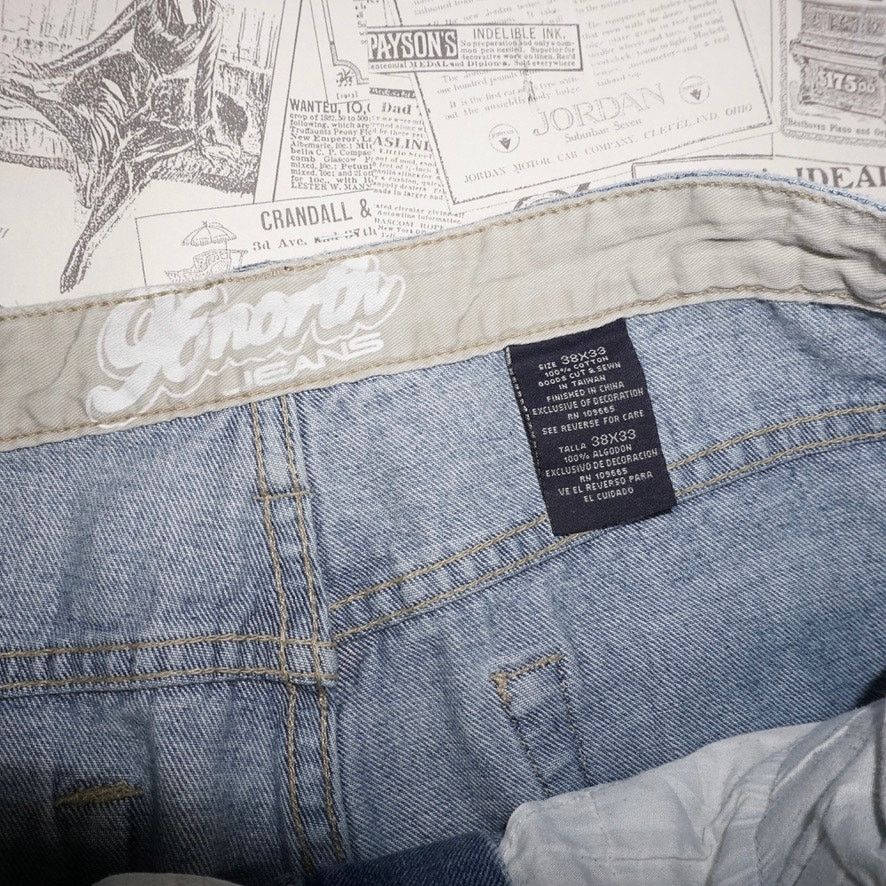 66 North 38 -Vintage Y2K 96 North faded baggy 2000s skate denim pants Size US 38 / EU 54 - 3 Thumbnail
