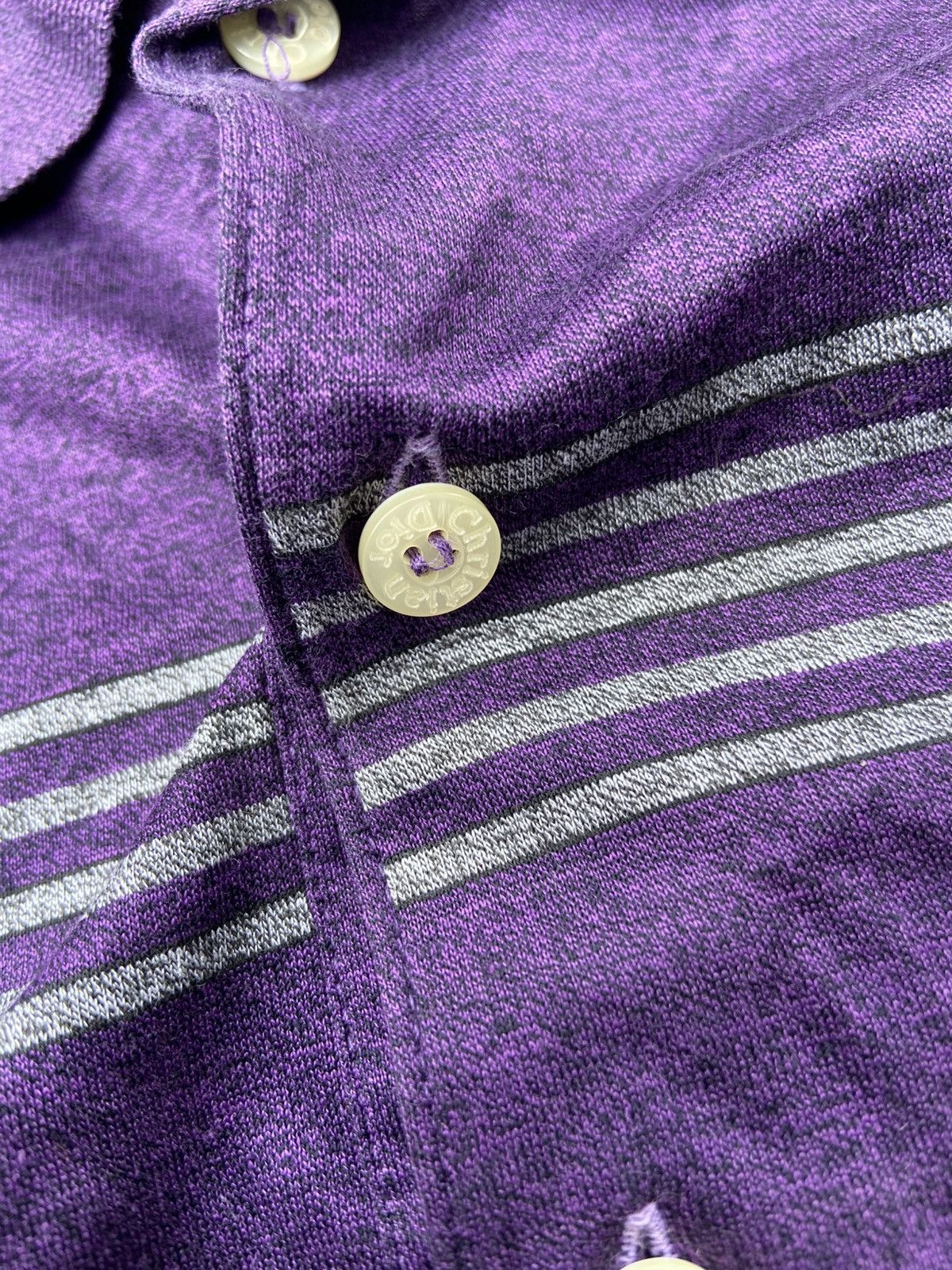 Christian Dior Monsieur 1990s Christian Dior Monsieur - Stripe Polo Shirt Size US XL / EU 56 / 4 - 5 Thumbnail