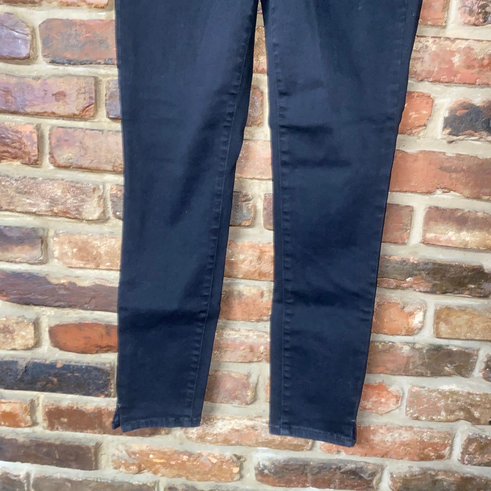 NYDJ Not Your Daughter's Jeans Black Denim Pull-On Small 0-2-4 Size 26" / US 2 / IT 38 - 4 Thumbnail