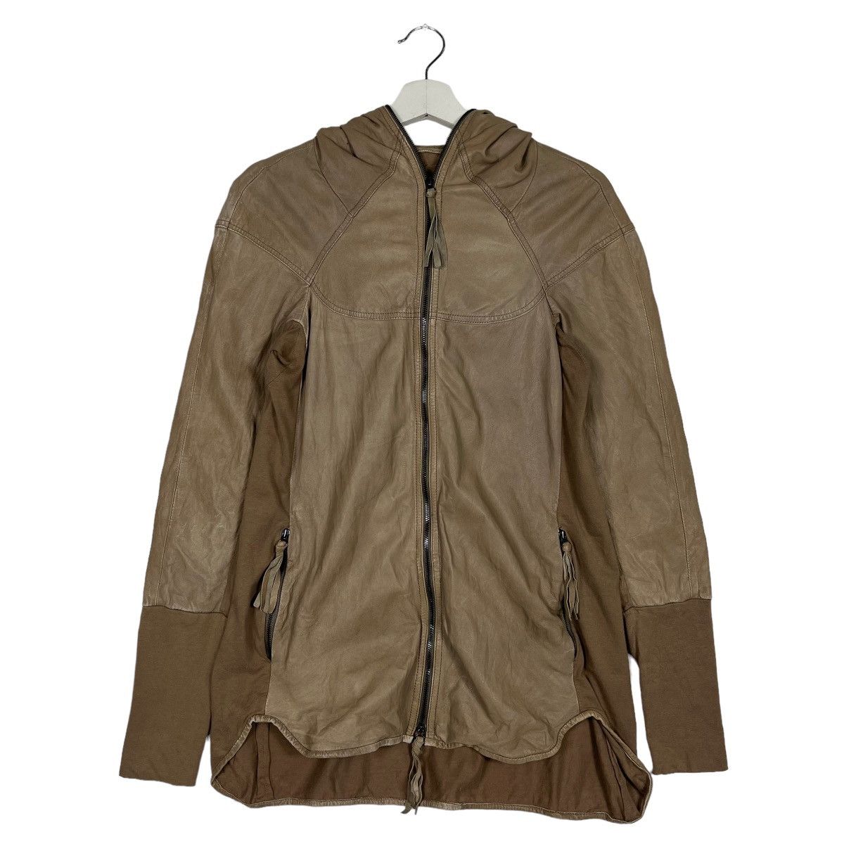 Designer 🔥 BROGDEN HYBRID LEATHER JACKET Size US S / EU 44-46 / 1 - 1 Thumbnail