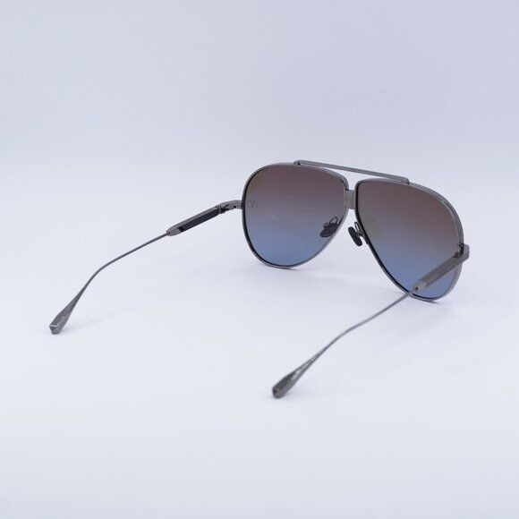 Valentino Valentino XVI VLS-100C Sunglasses Shiny Black Aviator Frame Size ONE SIZE - 9 Thumbnail