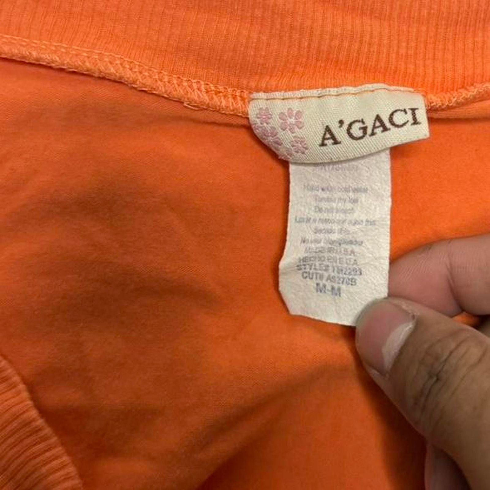 Other Y2K 2000s Agaci Fitted Super Flattering Staple Piece Orange Size S / US 4 / IT 40 - 5 Thumbnail
