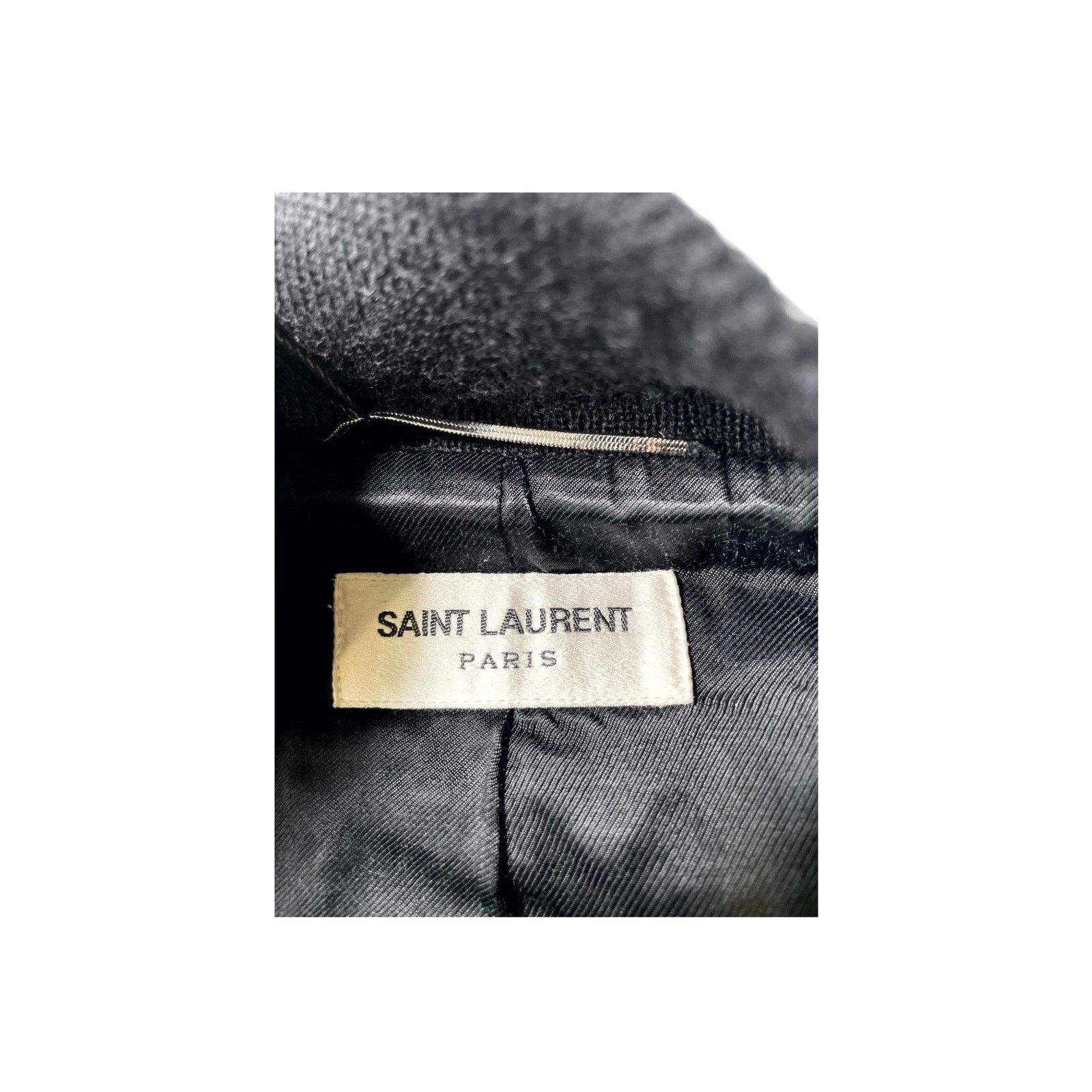 Saint Laurent Paris Saint Laurent Teddy Black Varsity Jacket Size US XXL / EU 58 / 5 - 3 Thumbnail
