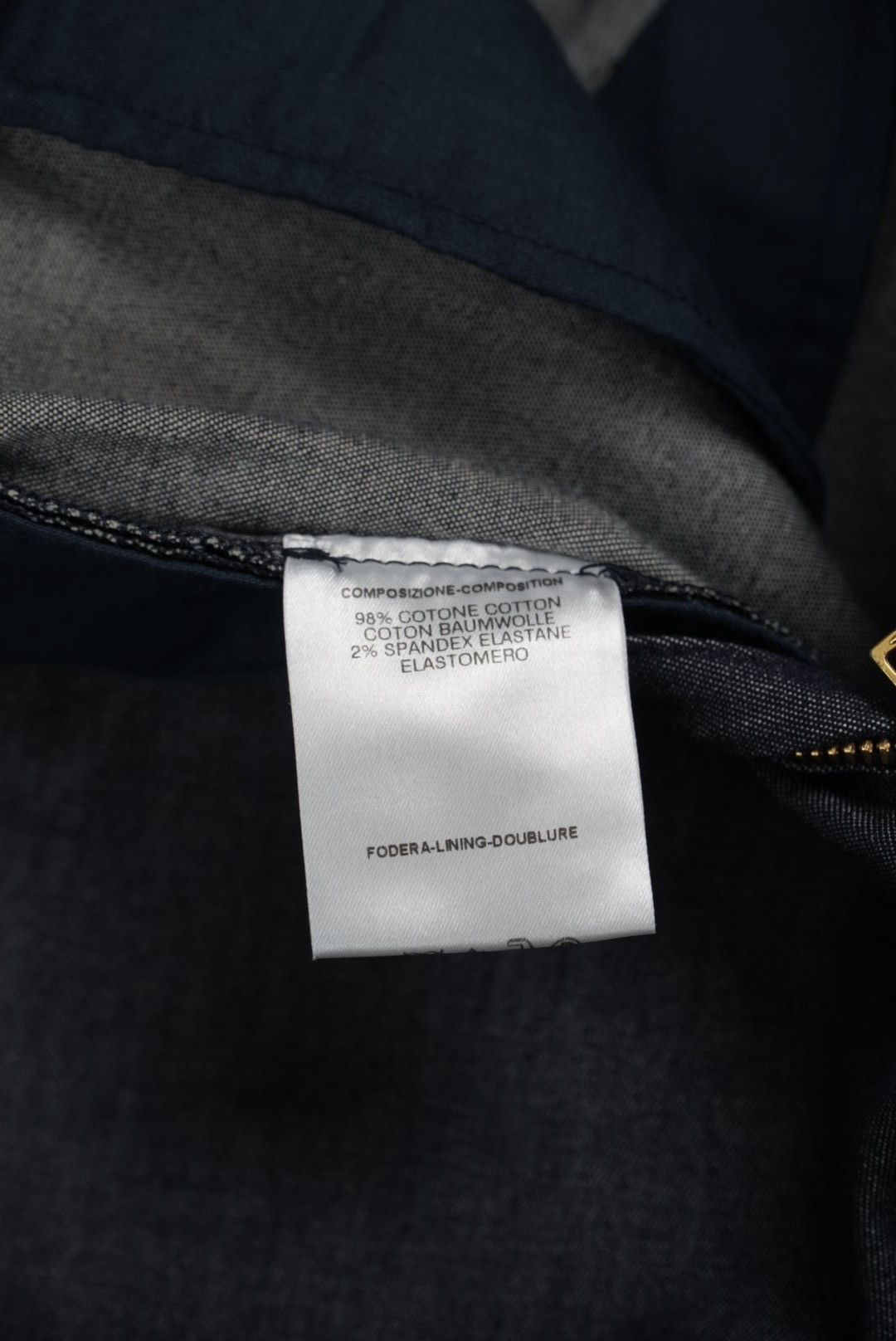 Gucci Gucci Denim Lamb Leather Tight Knee-Length Skirt Size 27" / US 4 / IT 40 - 11 Thumbnail