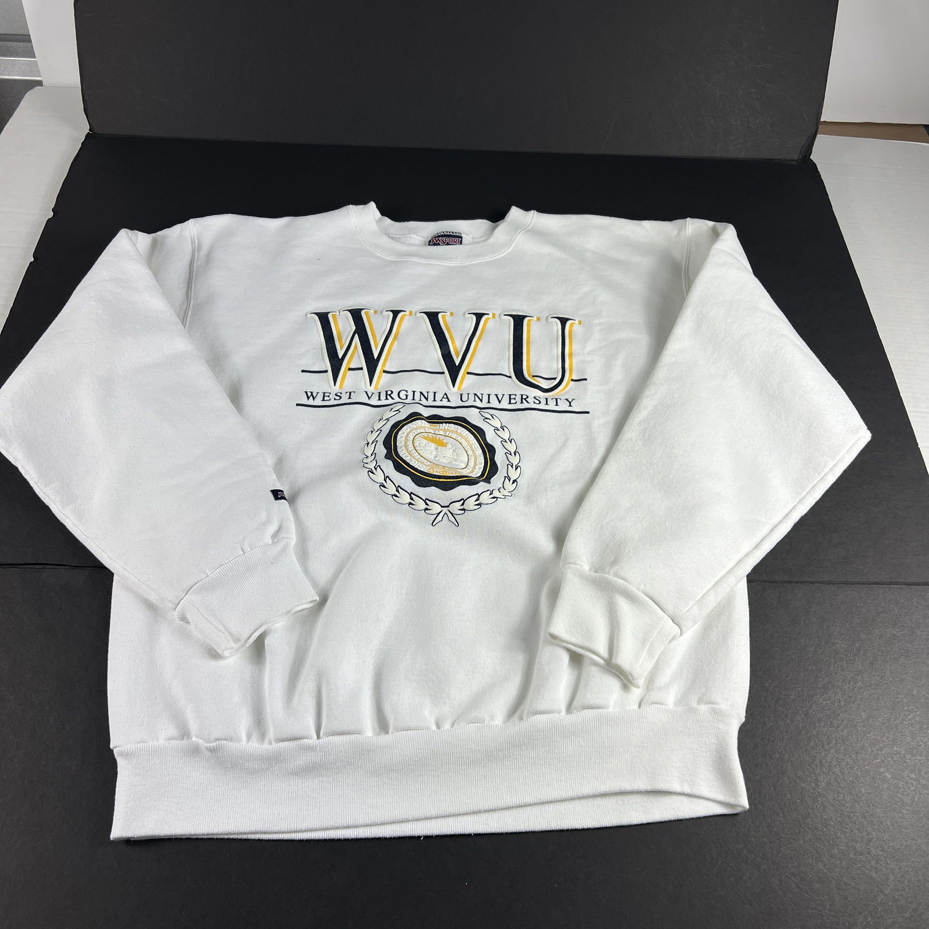 VTG 90s West Virginia Mountaineers Sweatshirt Logo Crewneck