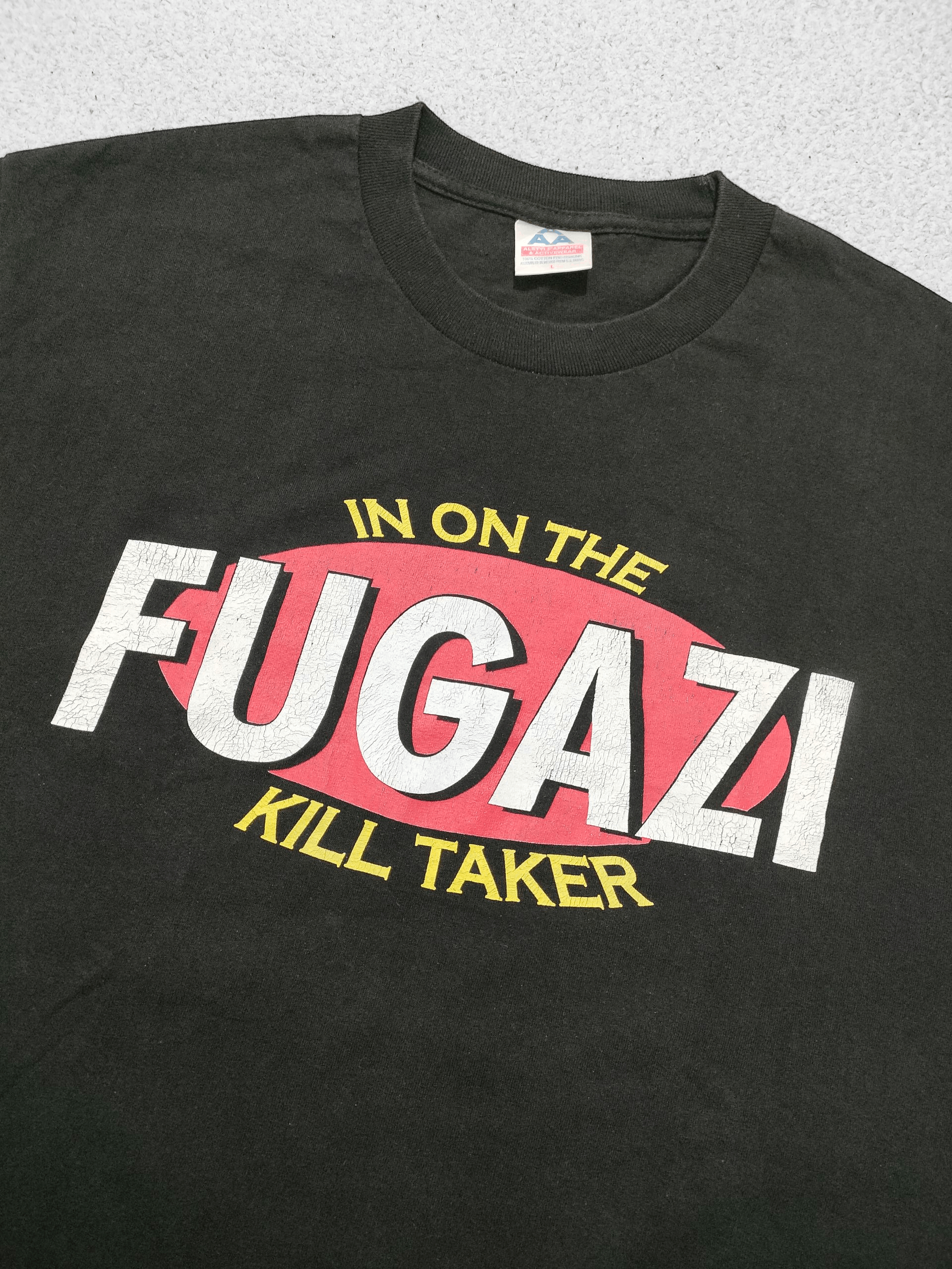 Band Tees Vintage 90s FUGAZI - IN ON THE KILL TAKER Tee Size US L / EU 52-54 / 3 - 3 Thumbnail