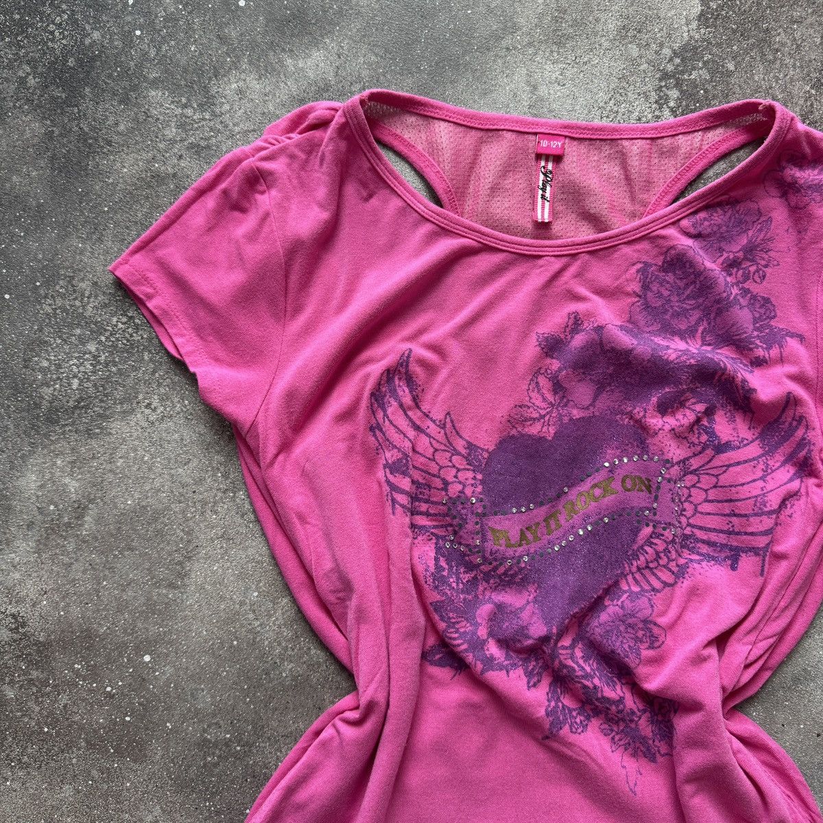 Hysteric Glamour 2000’s Aesthetic Y2K Grunge Glam Open Back Club T-Shirt Size M / US 6-8 / IT 42-44 - 4 Thumbnail
