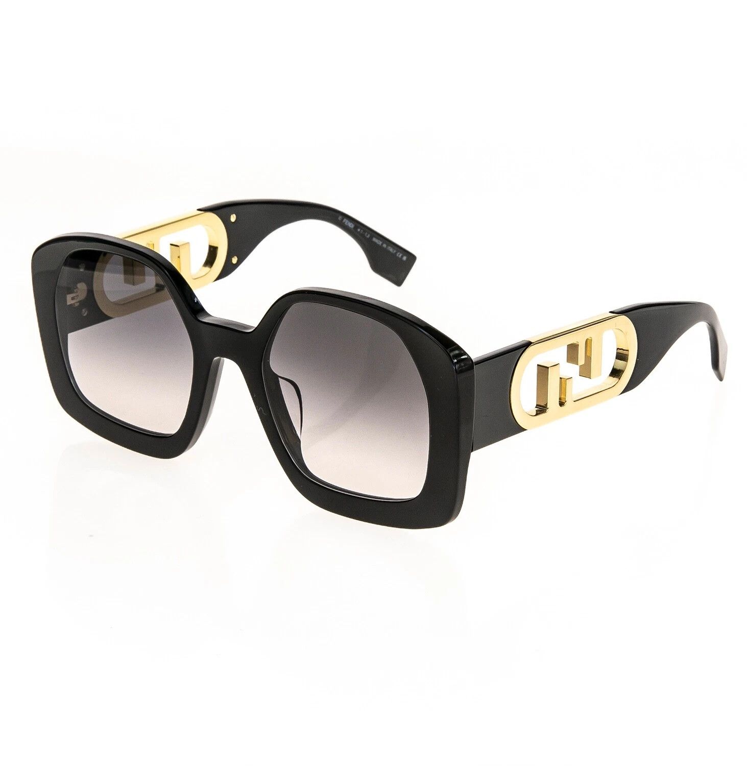 Fendi FENDI O'LOCK 40048 Black Fashion FF Sunglasses FE40048U Size ONE SIZE - 5 Thumbnail