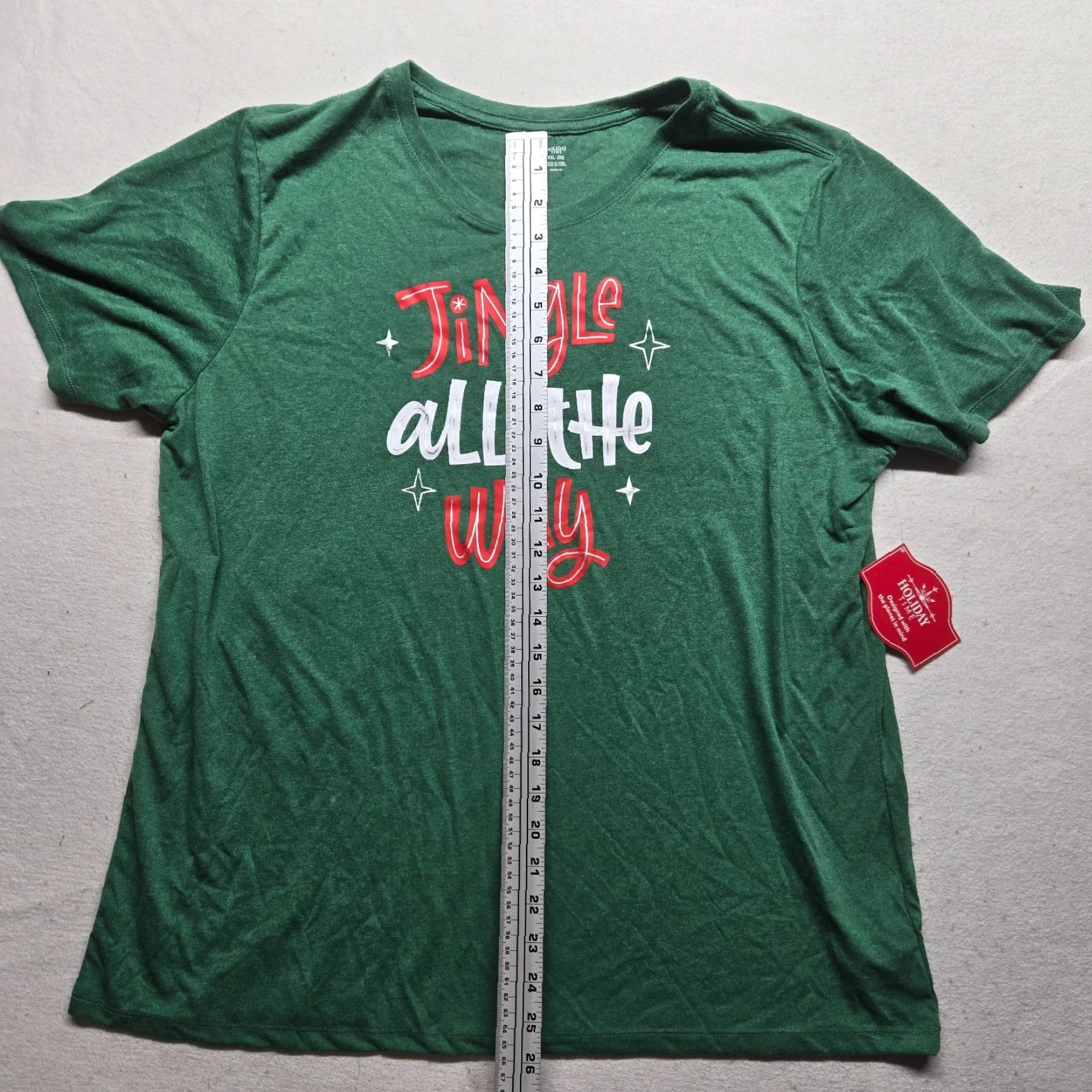 Vintage Way To Celebrate Shirt 2XL Green Santa Claus Holiday Tee 20 2000s 2020s Christmas Christmas-themed Mens Regular Short Sleeve Crew Neck T-Shirt Size US XXL / EU 58 / 5 - 6 Thumbnail
