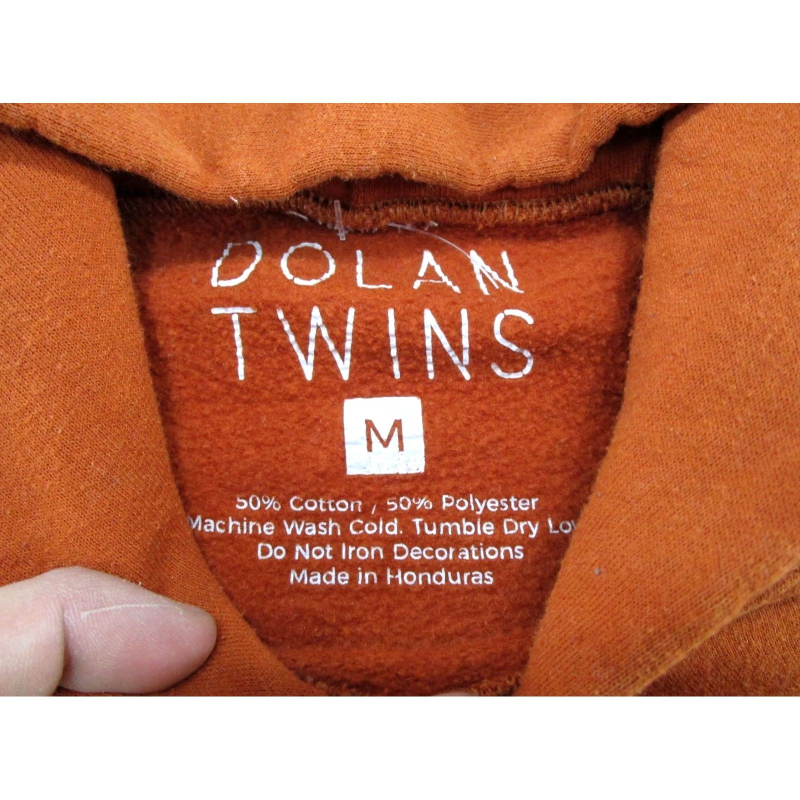 Twins Dolan Hoodie Pullover Graphic Orange M Dolan Official Merch Size US M / EU 48-50 / 2 - 2 Thumbnail
